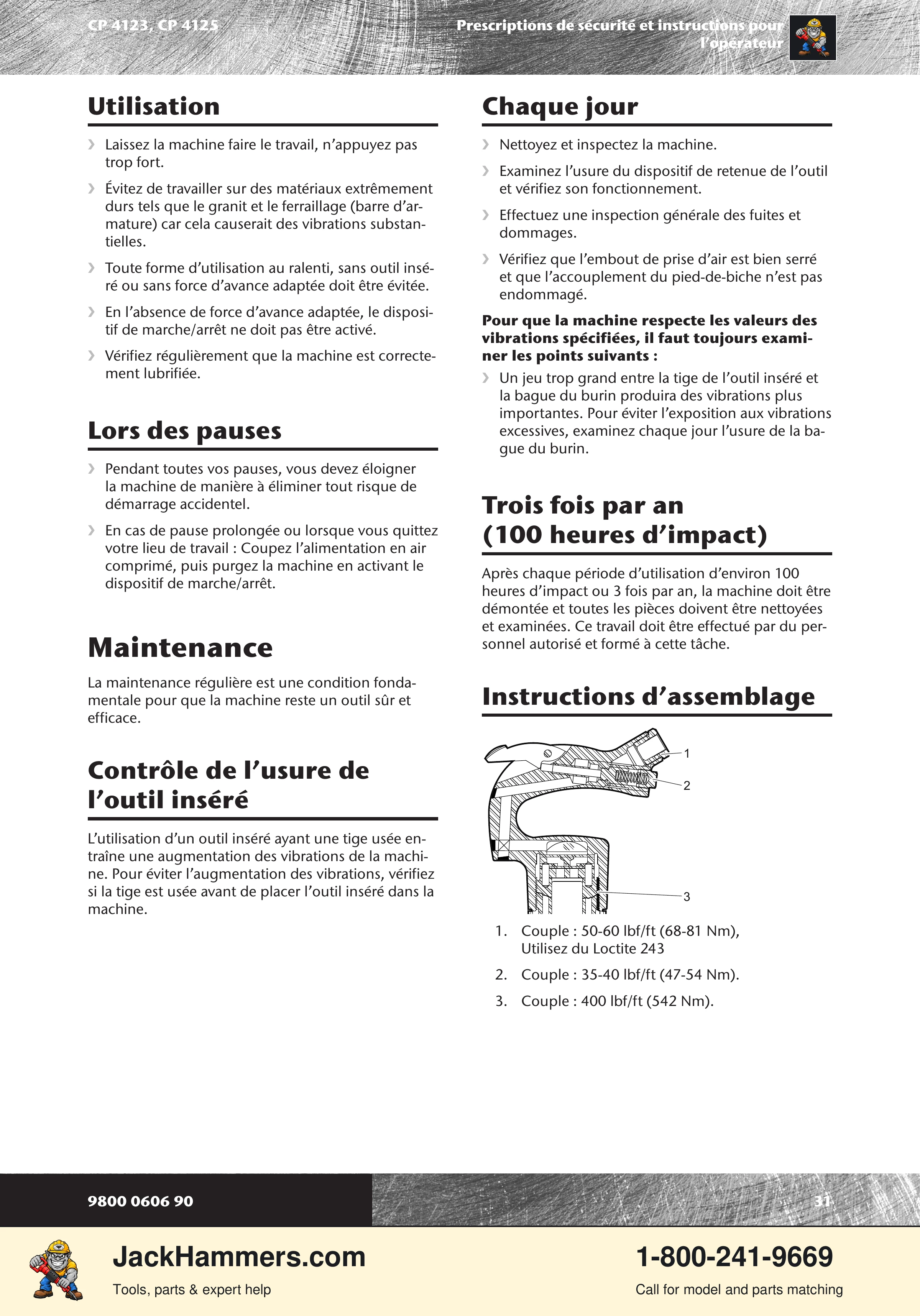 Chicago Pneumatic CP 4123 / 4125 PDF page 31 of 196