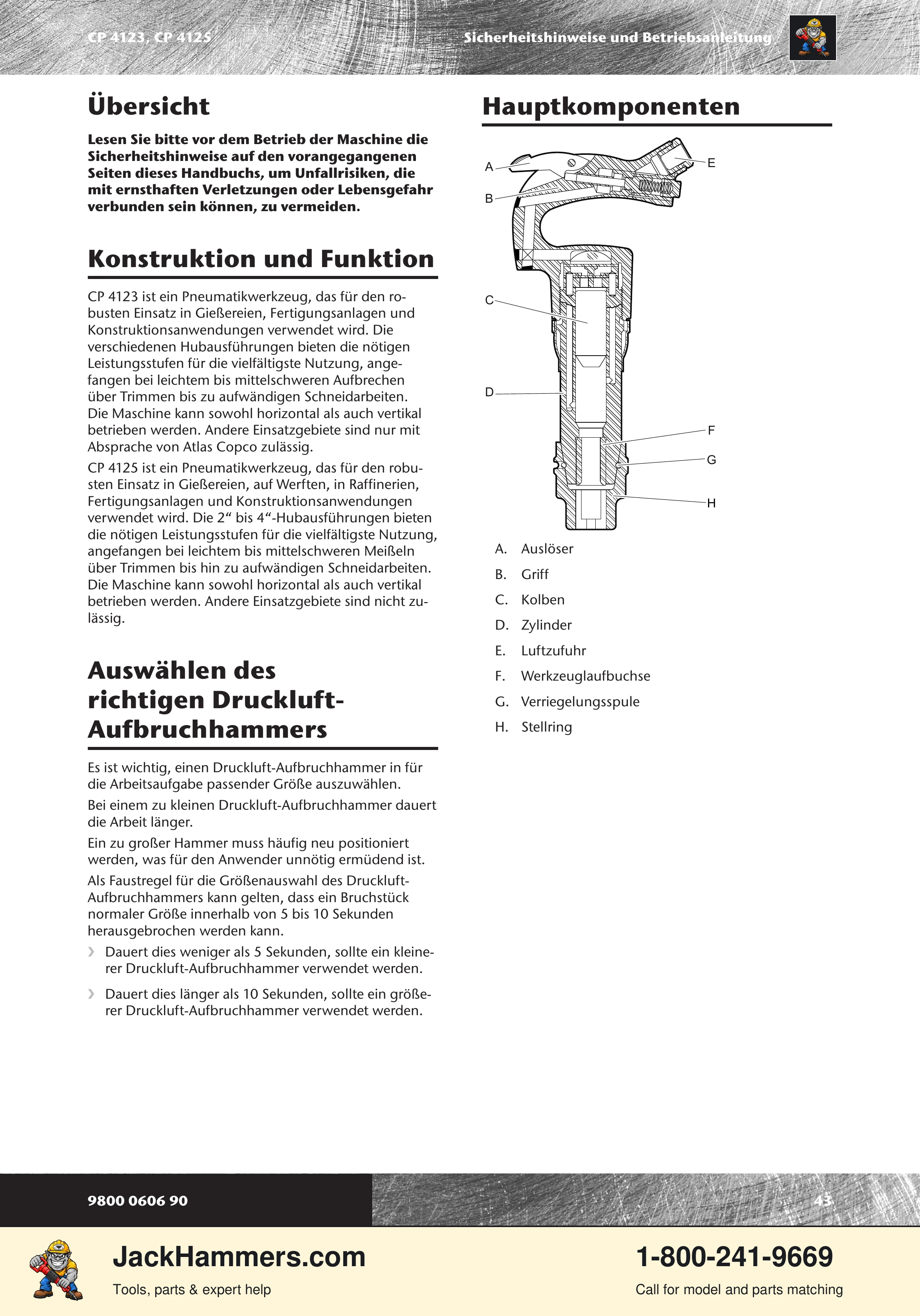 Chicago Pneumatic CP 4123 / 4125 PDF page 43 of 196