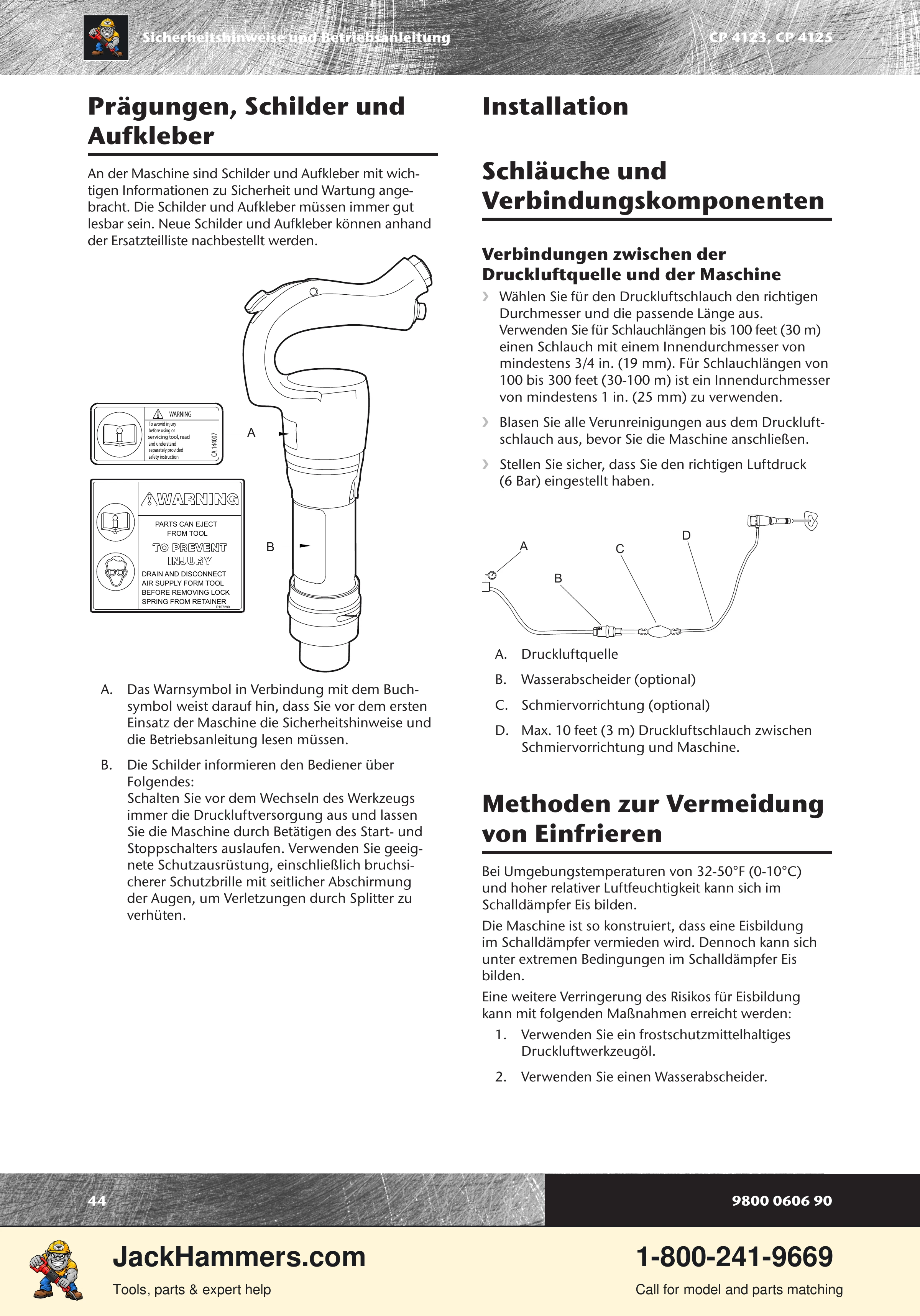Chicago Pneumatic CP 4123 / 4125 PDF page 44 of 196