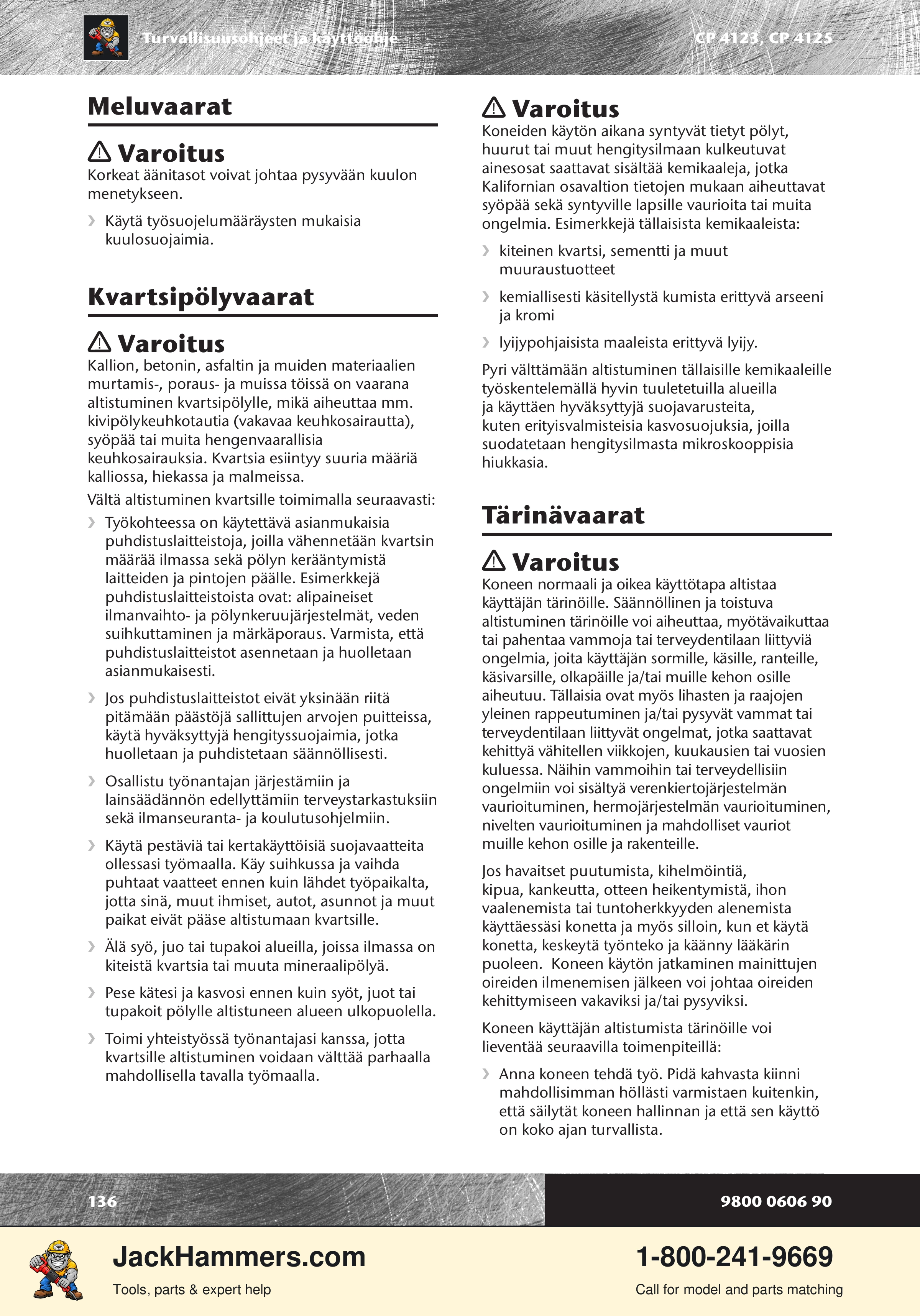 Chicago Pneumatic CP 4123 / 4125 PDF page 136 of 196