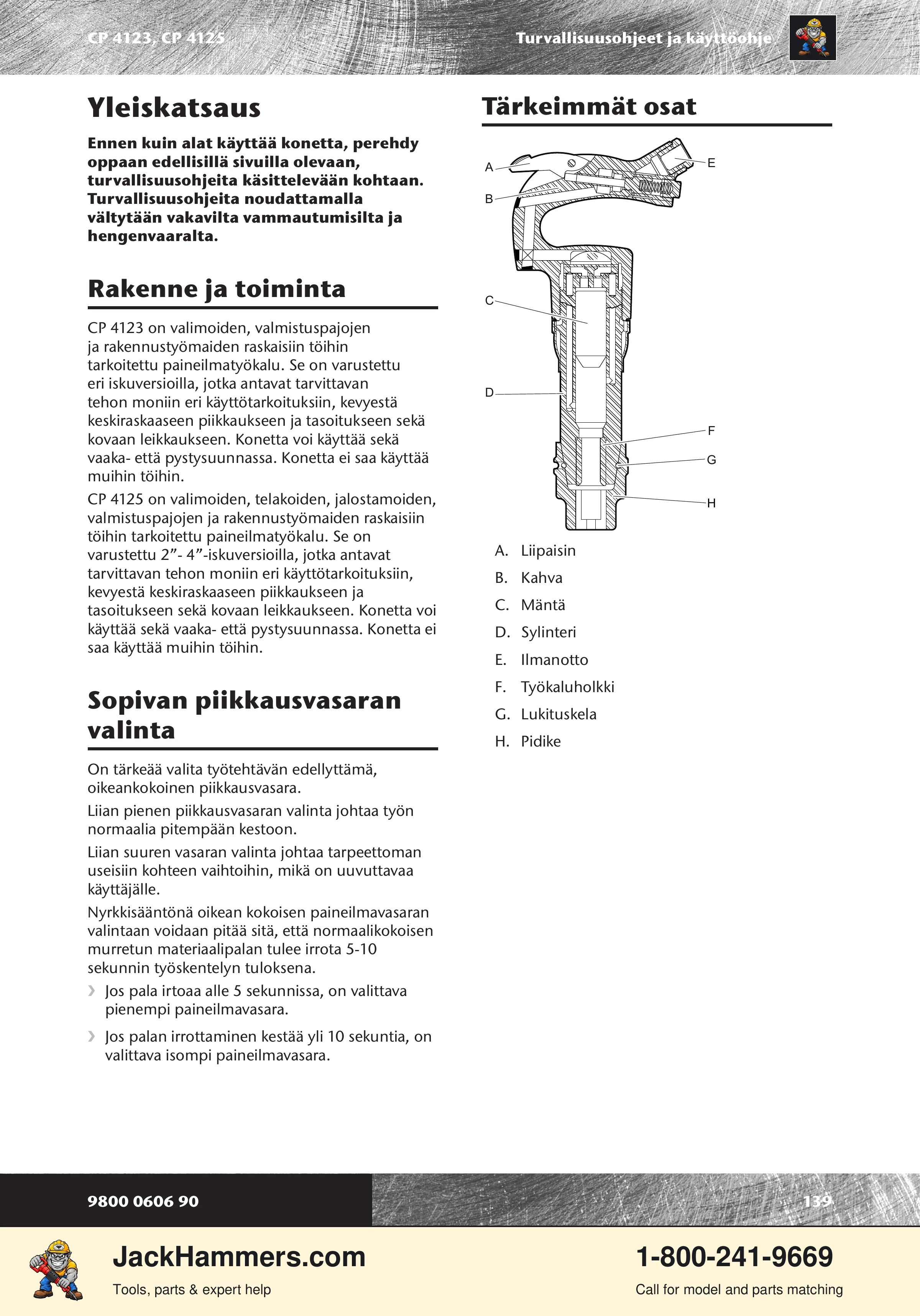 Chicago Pneumatic CP 4123 / 4125 PDF page 139 of 196