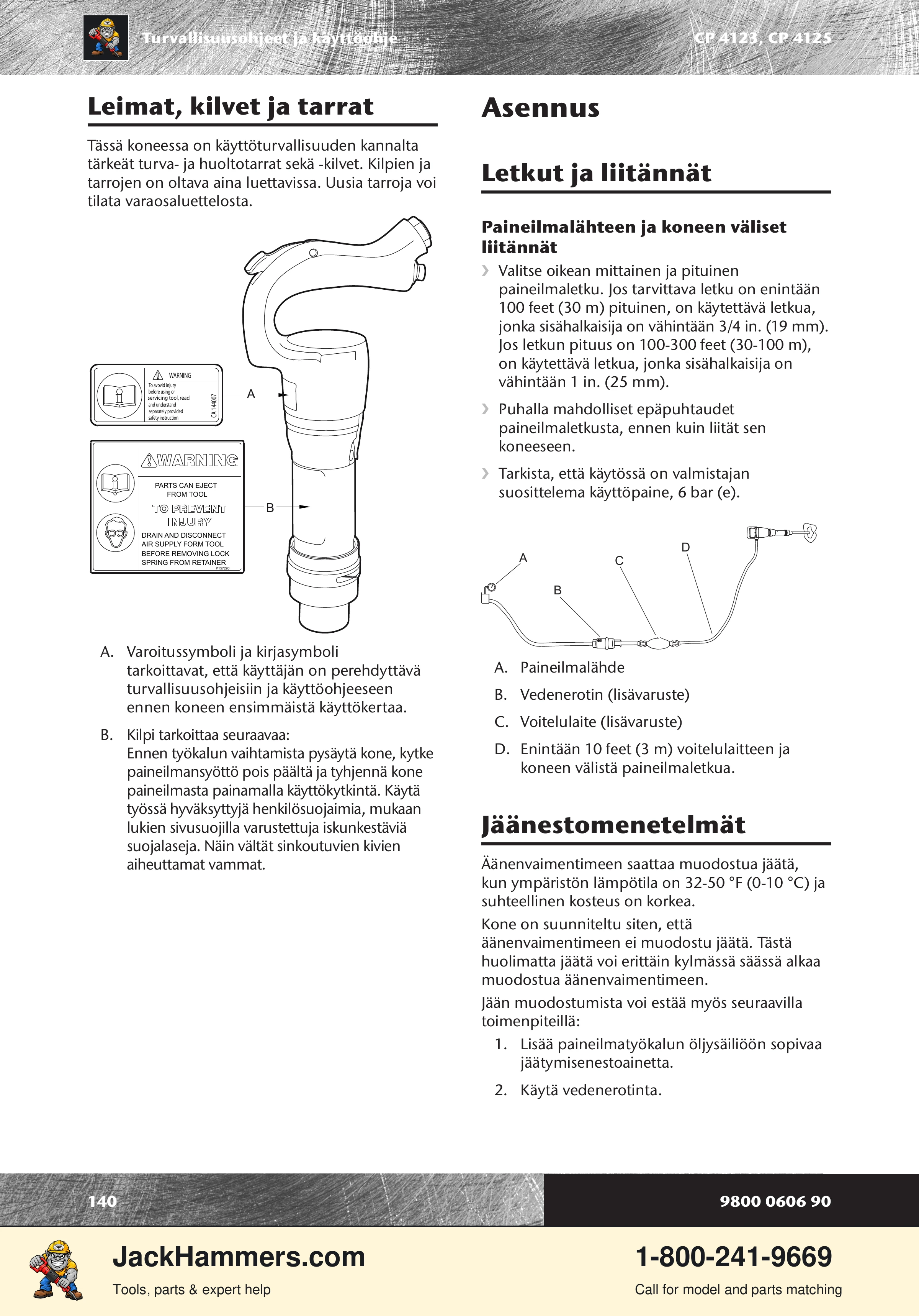 Chicago Pneumatic CP 4123 / 4125 PDF page 140 of 196