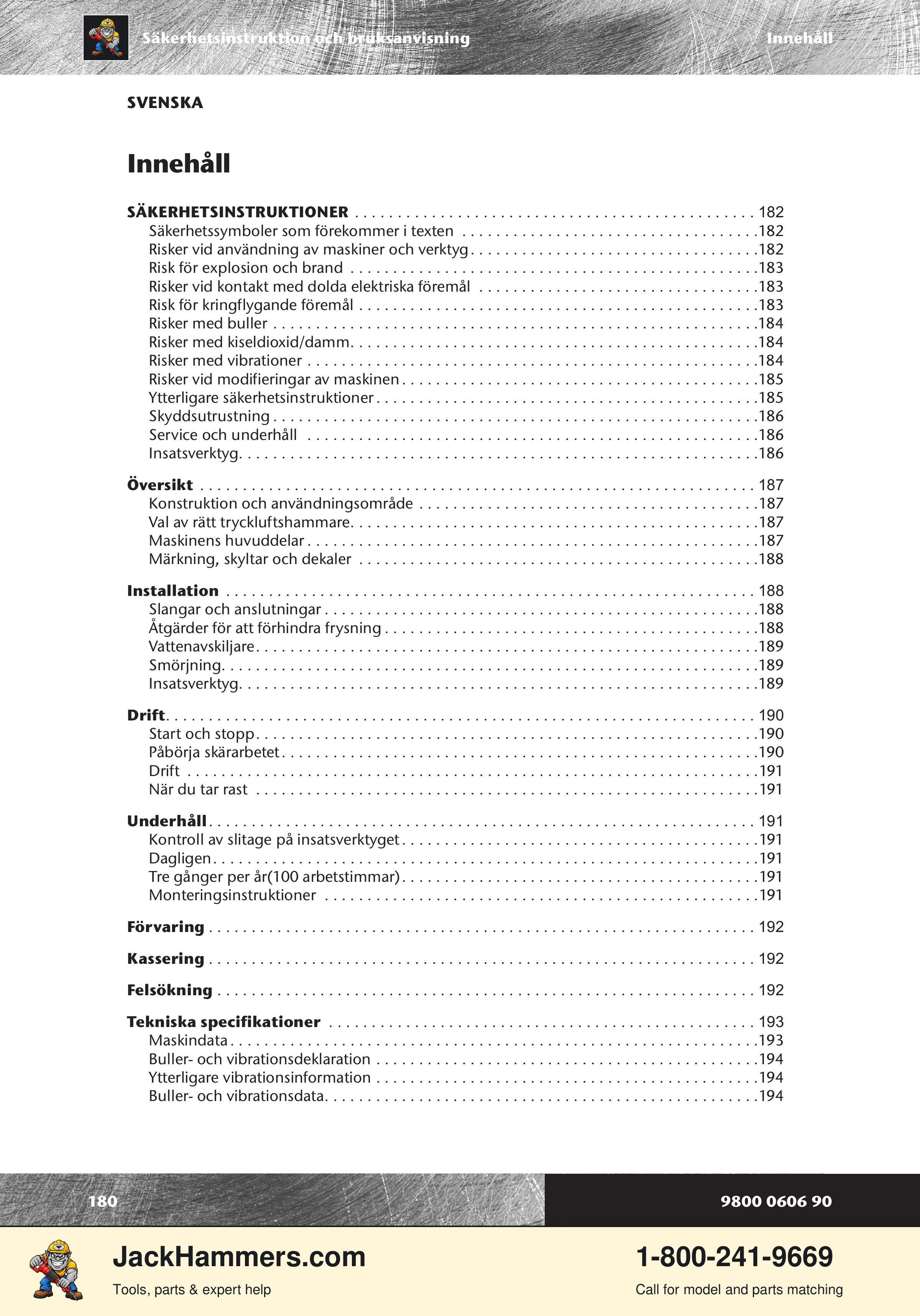 Chicago Pneumatic CP 4123 / 4125 PDF page 180 of 196