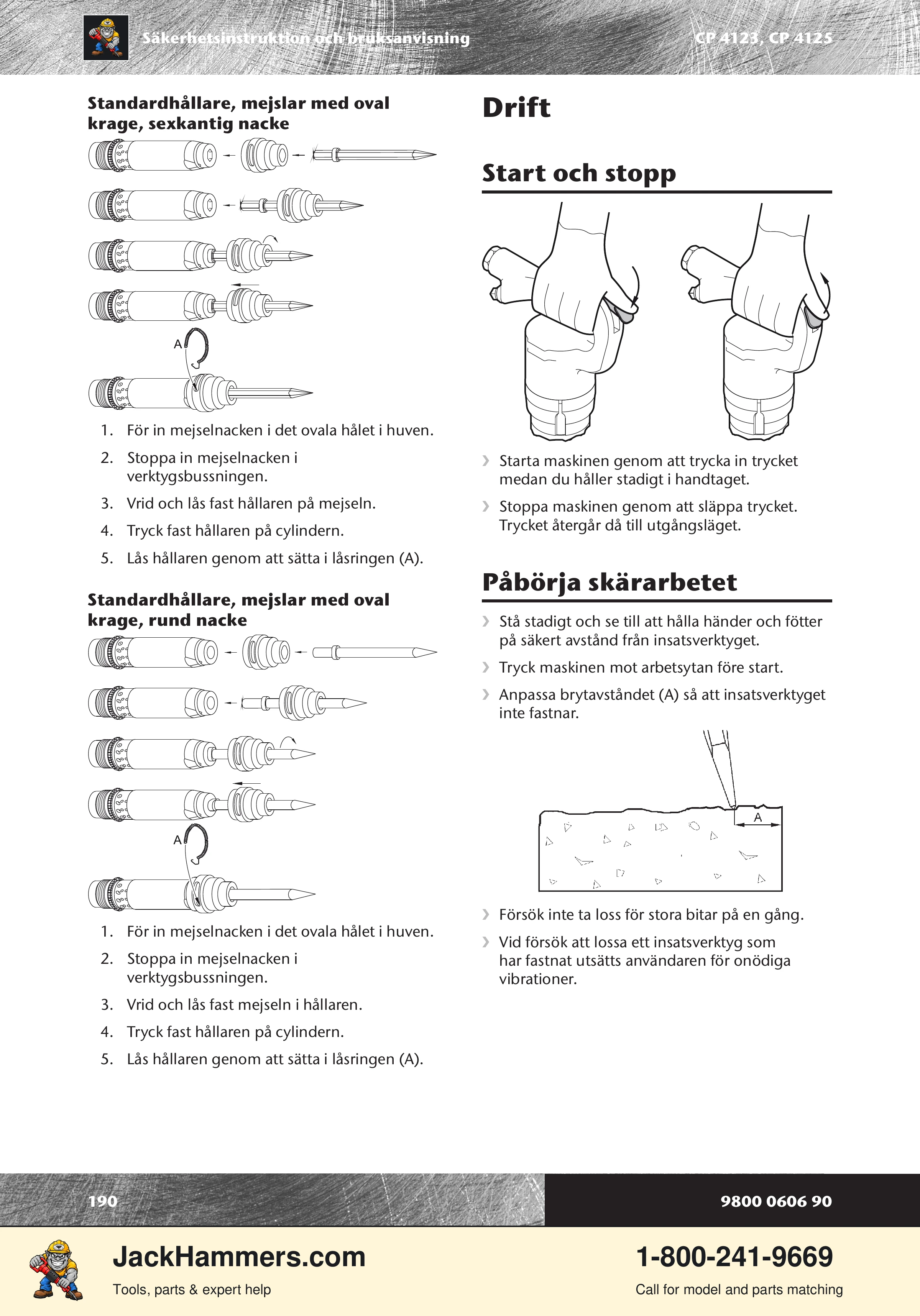 Chicago Pneumatic CP 4123 / 4125 PDF page 190 of 196