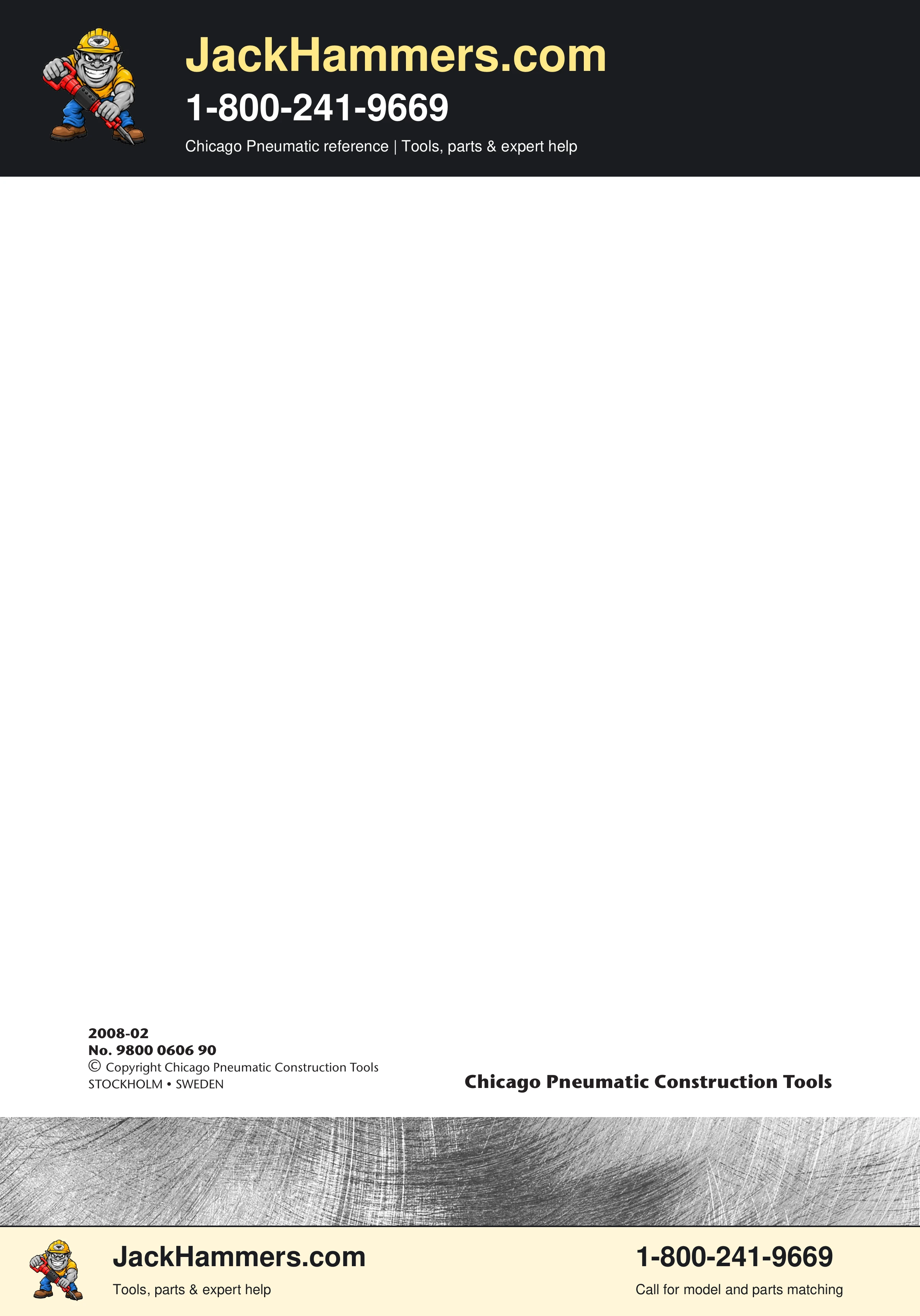 Chicago Pneumatic CP 4123 / 4125 PDF page 196 of 196