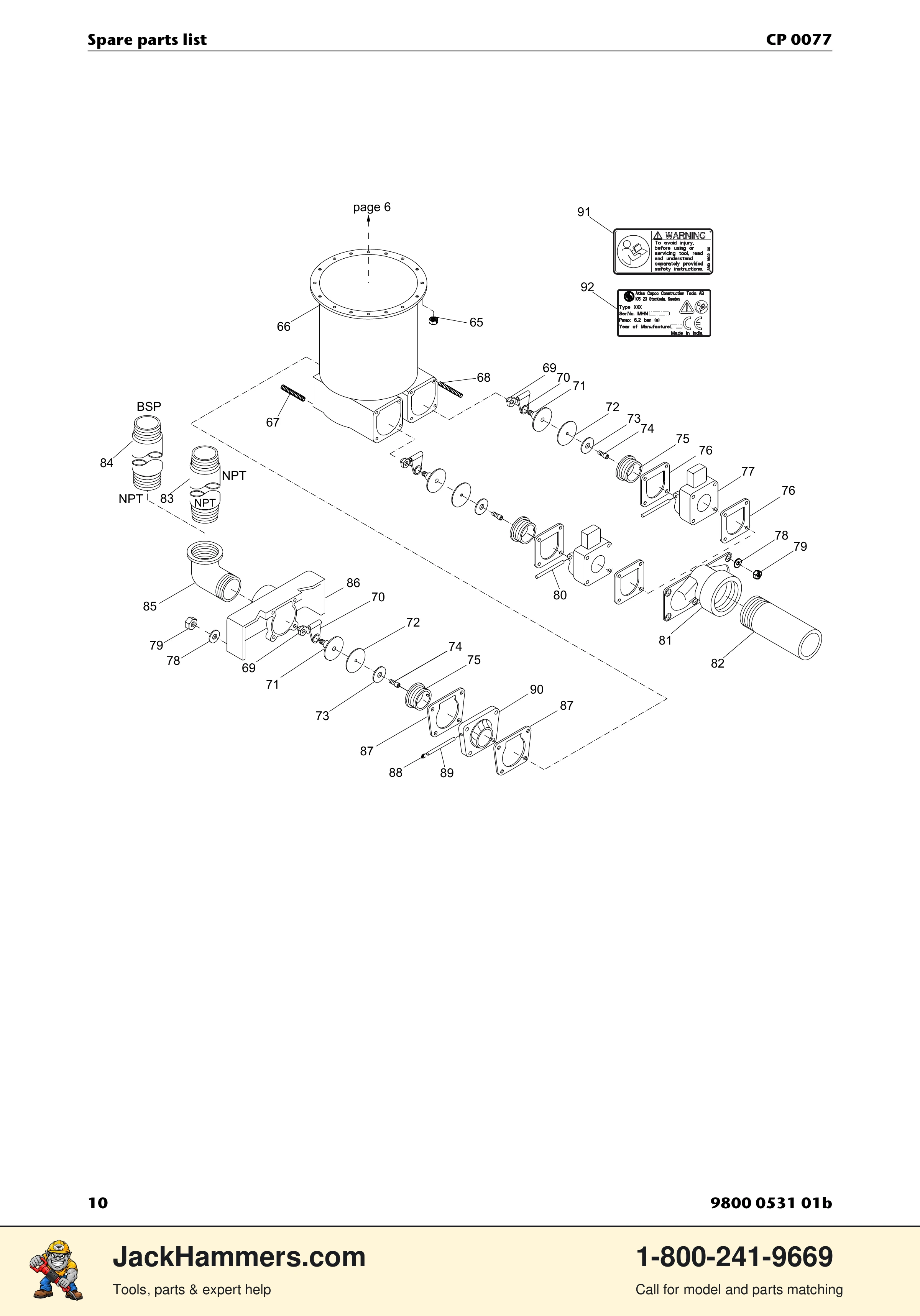 Chicago Pneumatic CP 0077 PDF page 10 of 16