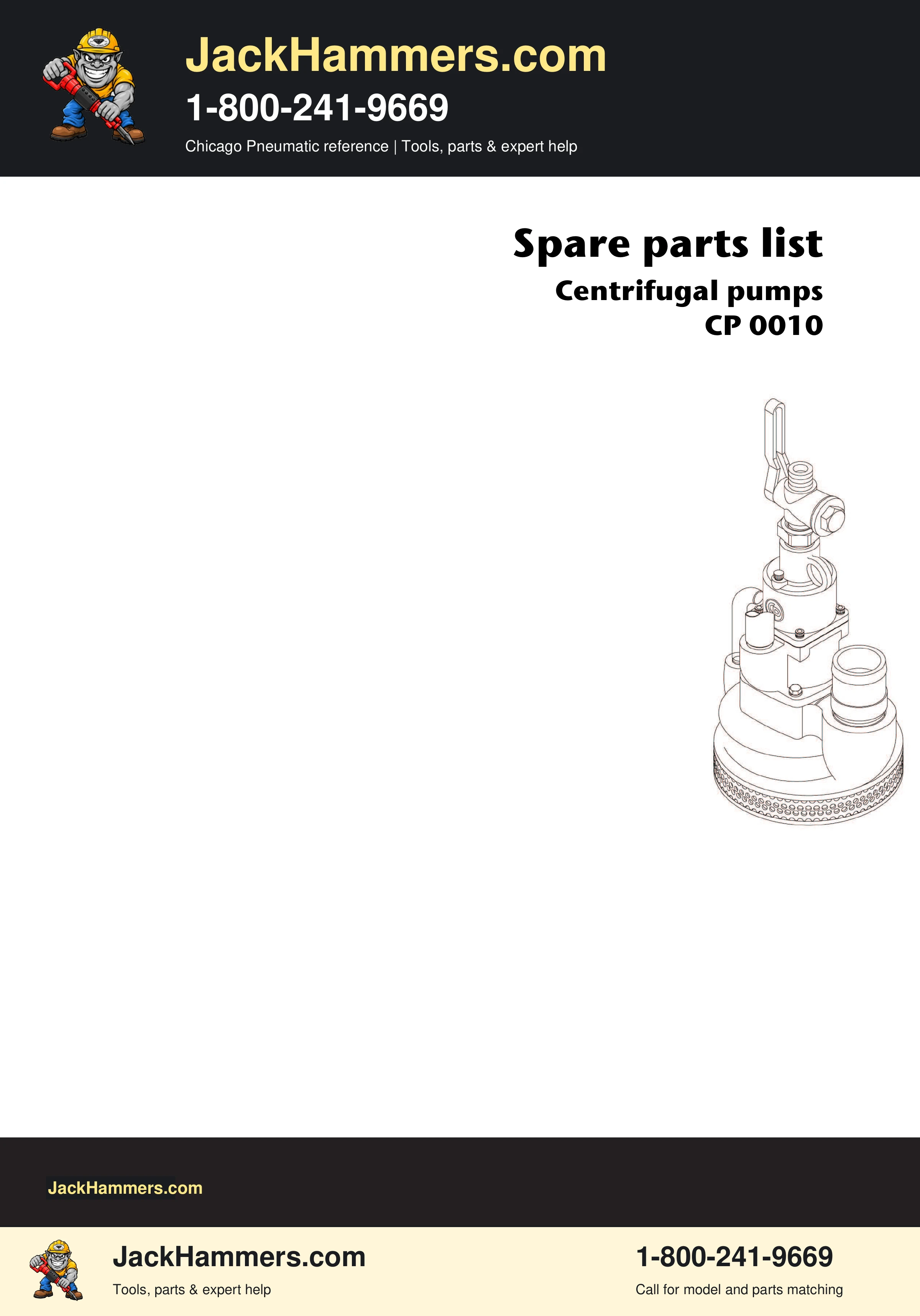 Chicago Pneumatic CP 0010 PDF page 1 of 12