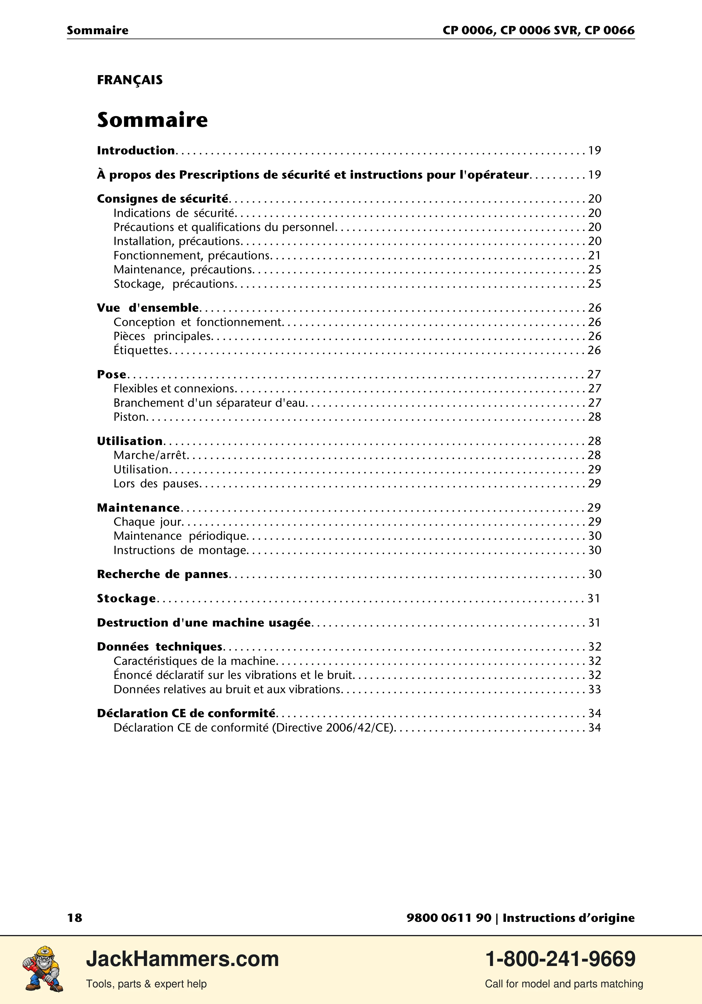 Chicago Pneumatic CP 0066 PDF page 18 of 196