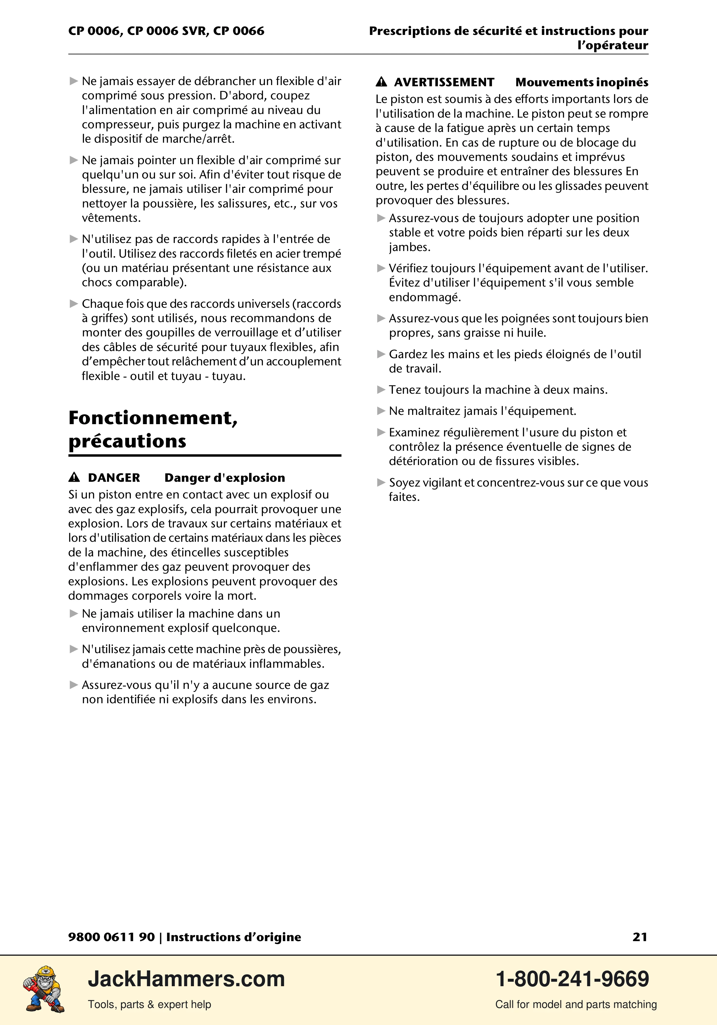 Chicago Pneumatic CP 0066 PDF page 21 of 196