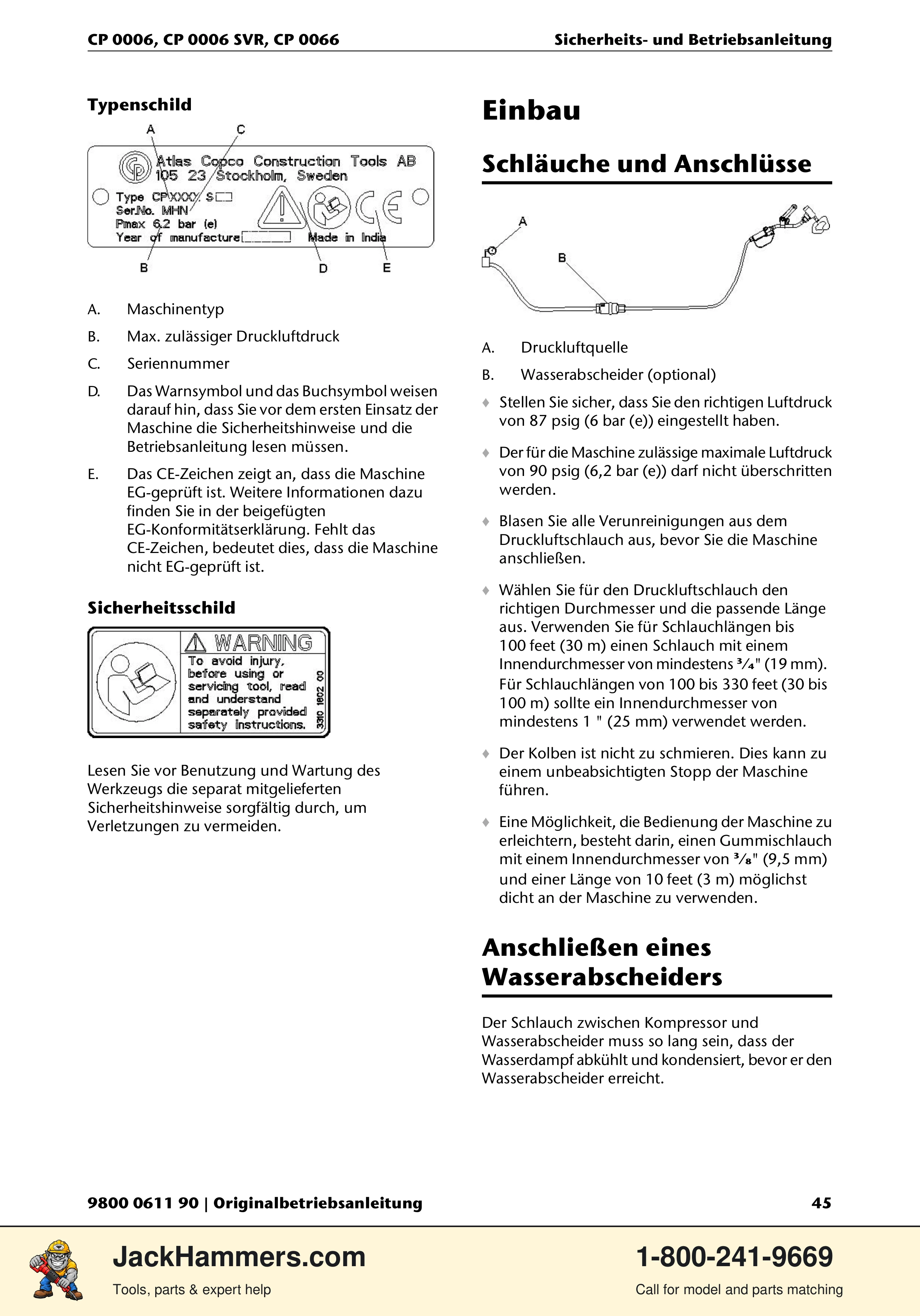 Chicago Pneumatic CP 0066 PDF page 45 of 196