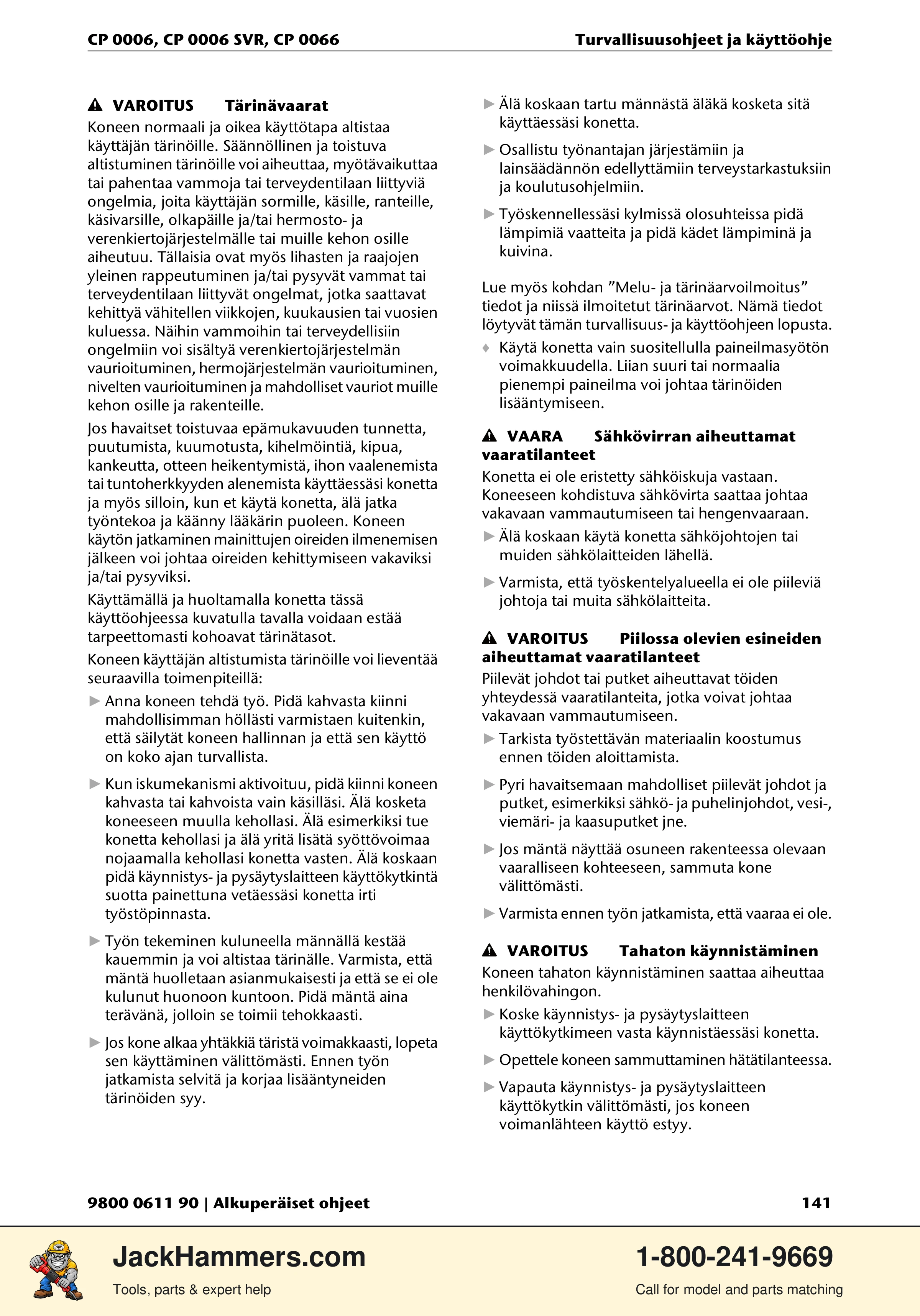 Chicago Pneumatic CP 0066 PDF page 141 of 196