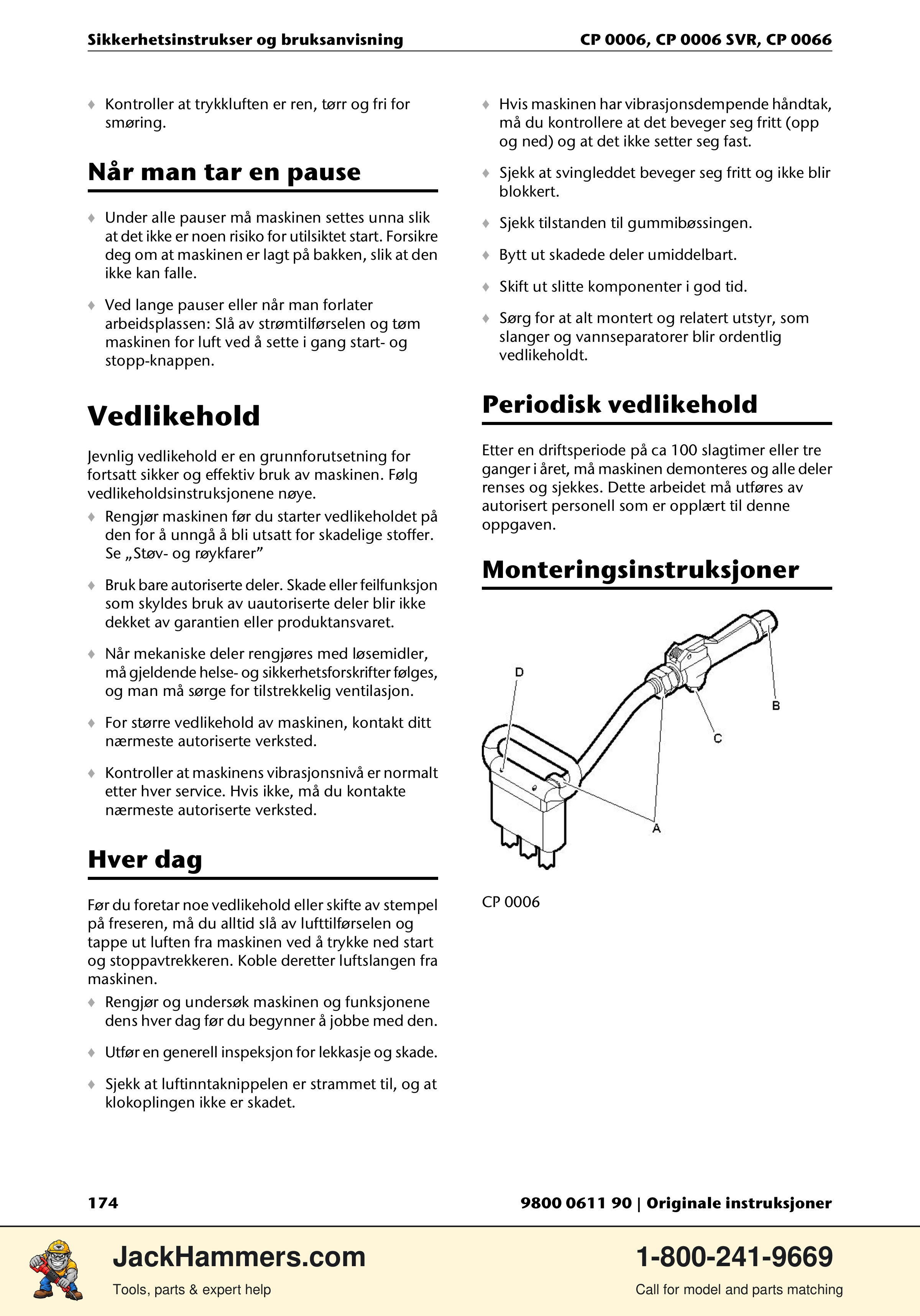 Chicago Pneumatic CP 0066 PDF page 174 of 196