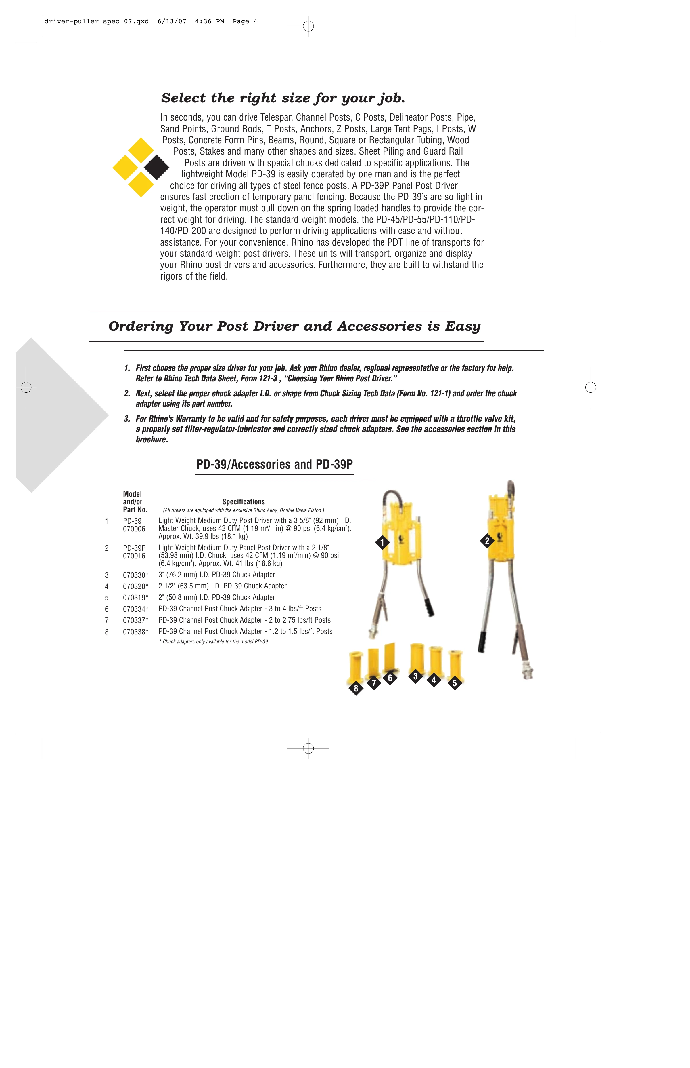 Rhino PD-55 PDF page 3 of 12