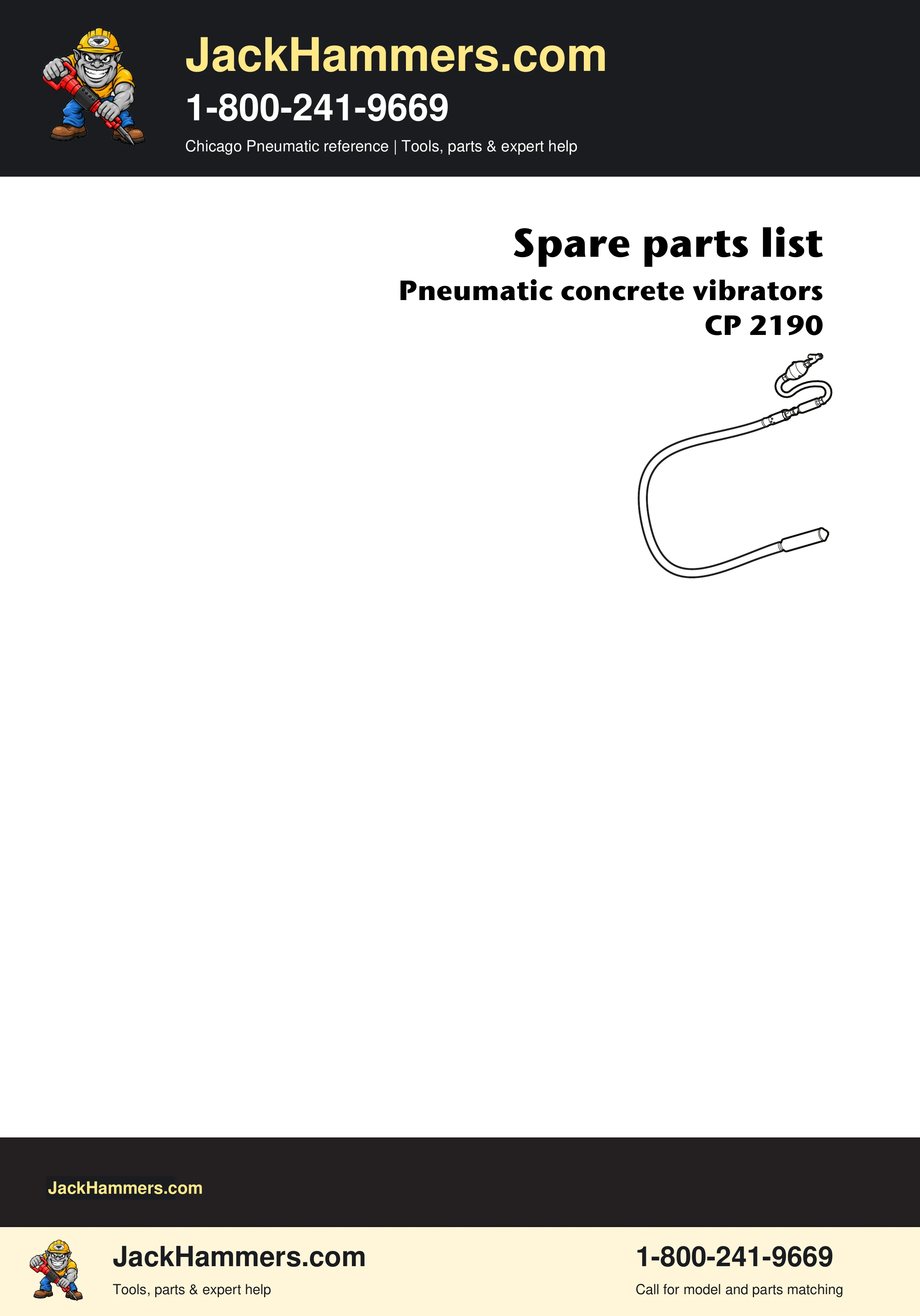 Chicago Pneumatic CP 2190 PDF page 1 of 12