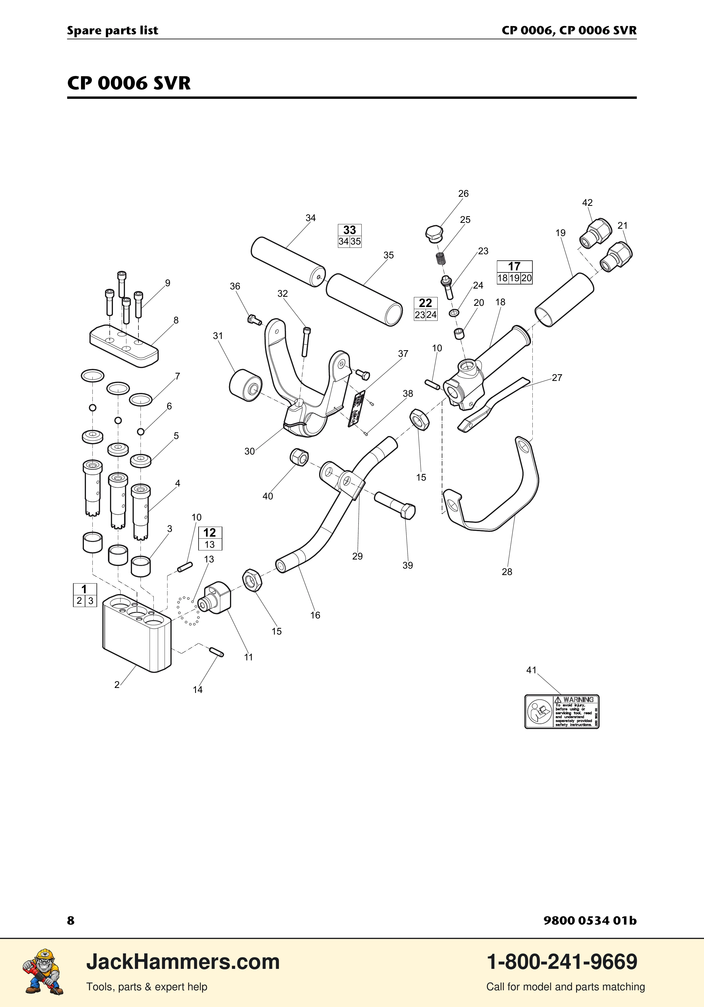 Chicago Pneumatic CP 0006 / CP 0006 SVR PDF page 8 of 16