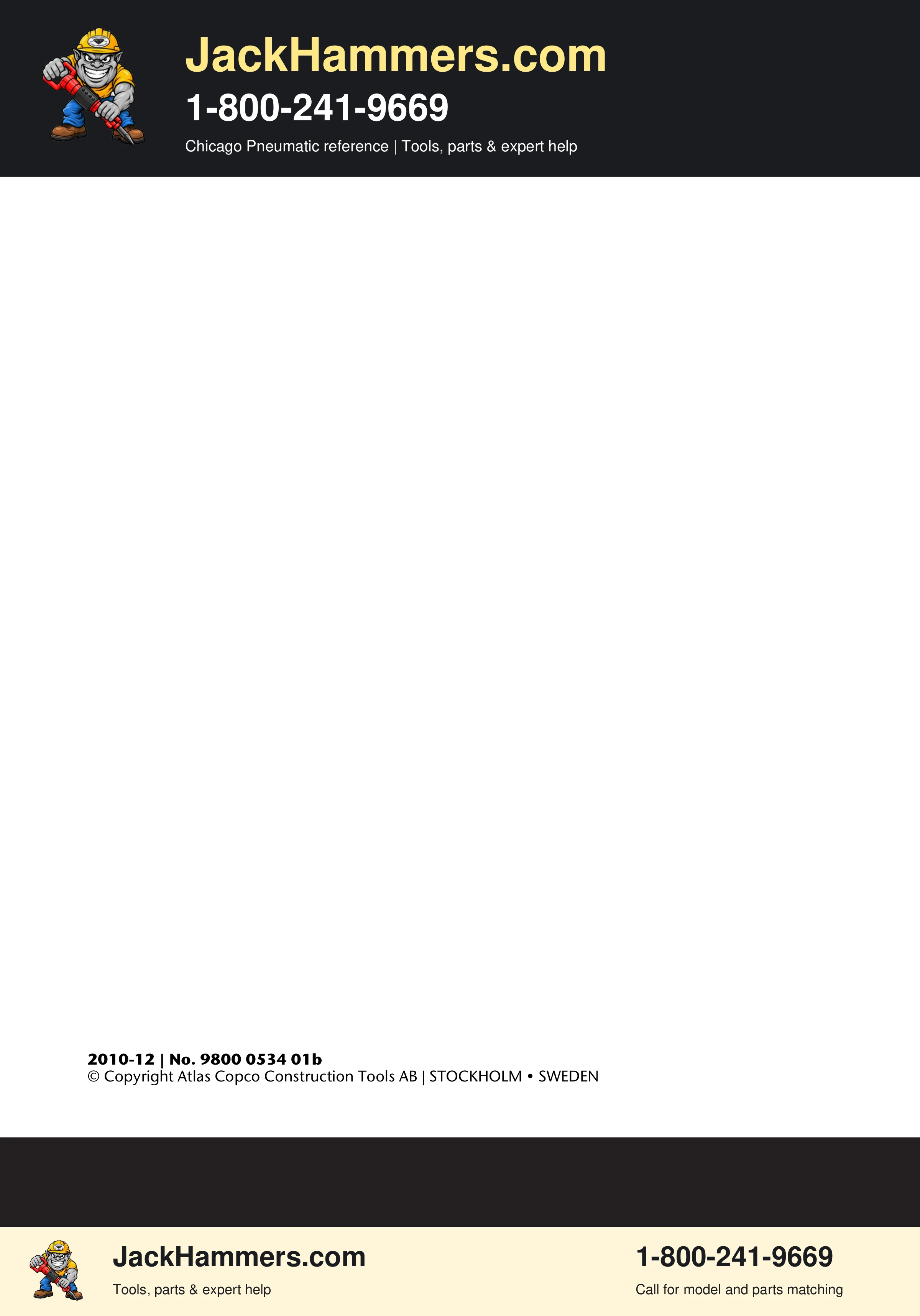 Chicago Pneumatic CP 0006 / CP 0006 SVR PDF page 16 of 16