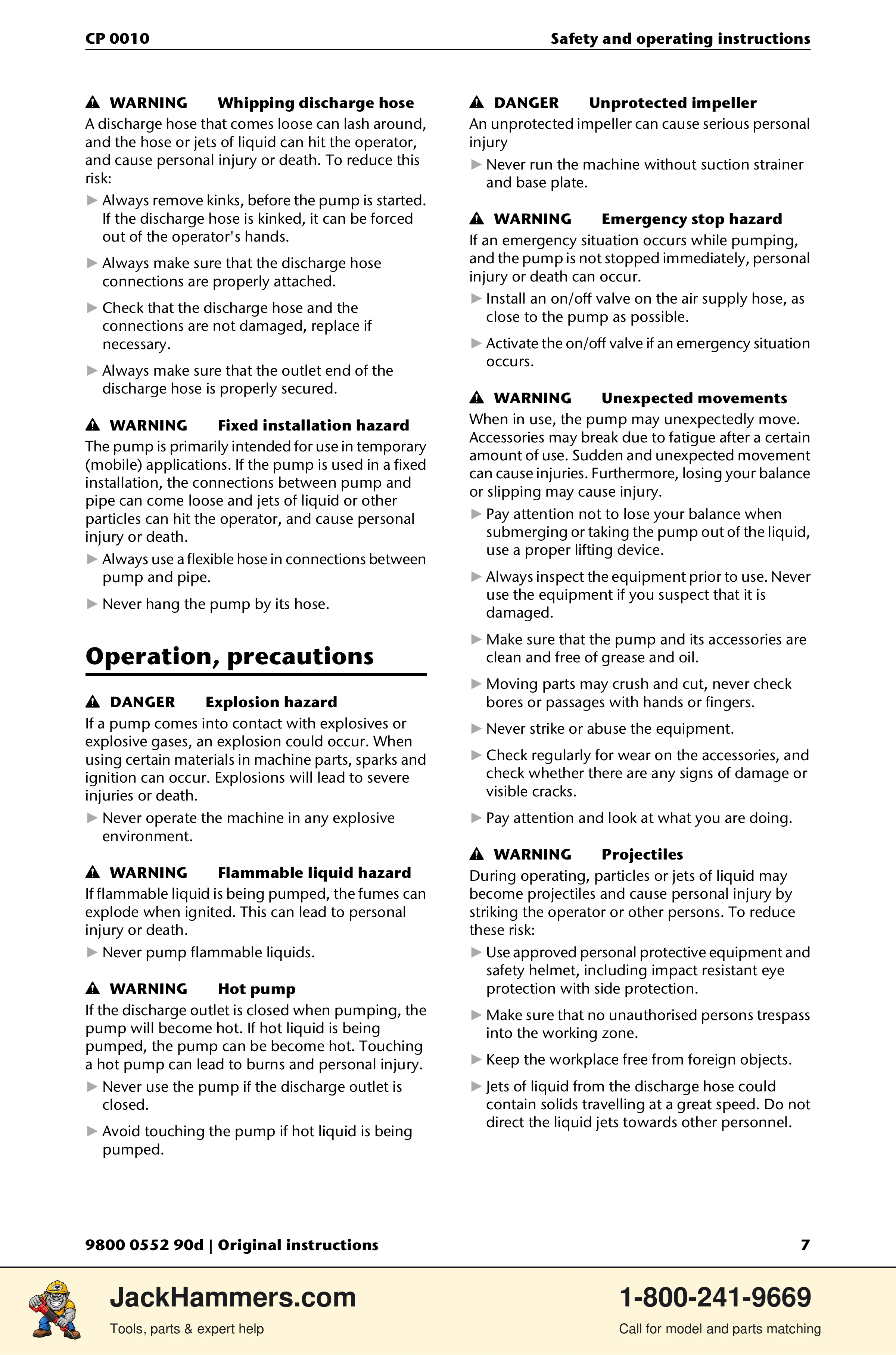 Chicago Pneumatic CP 0010 PDF page 7 of 112