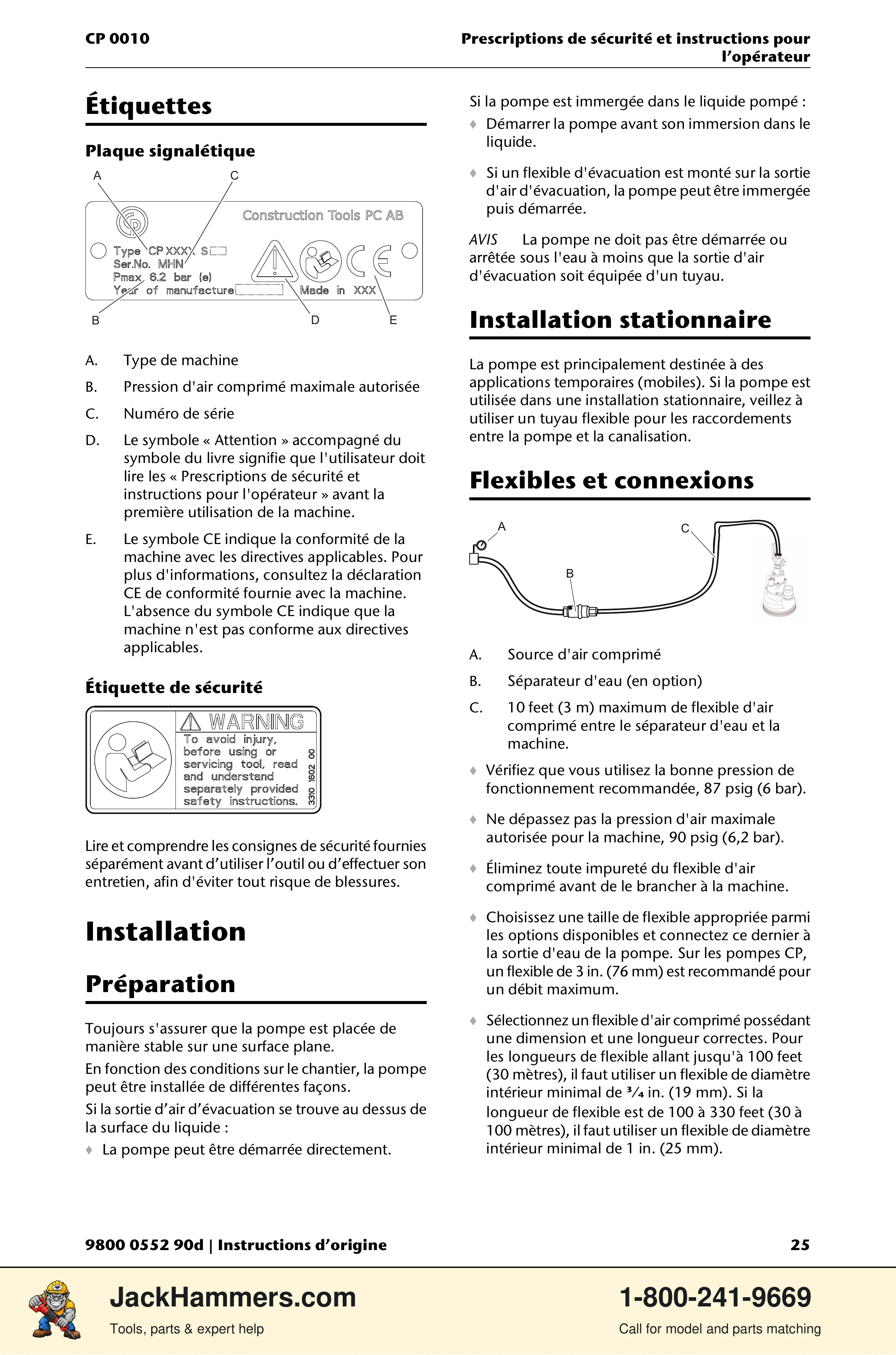 Chicago Pneumatic CP 0010 PDF page 25 of 112