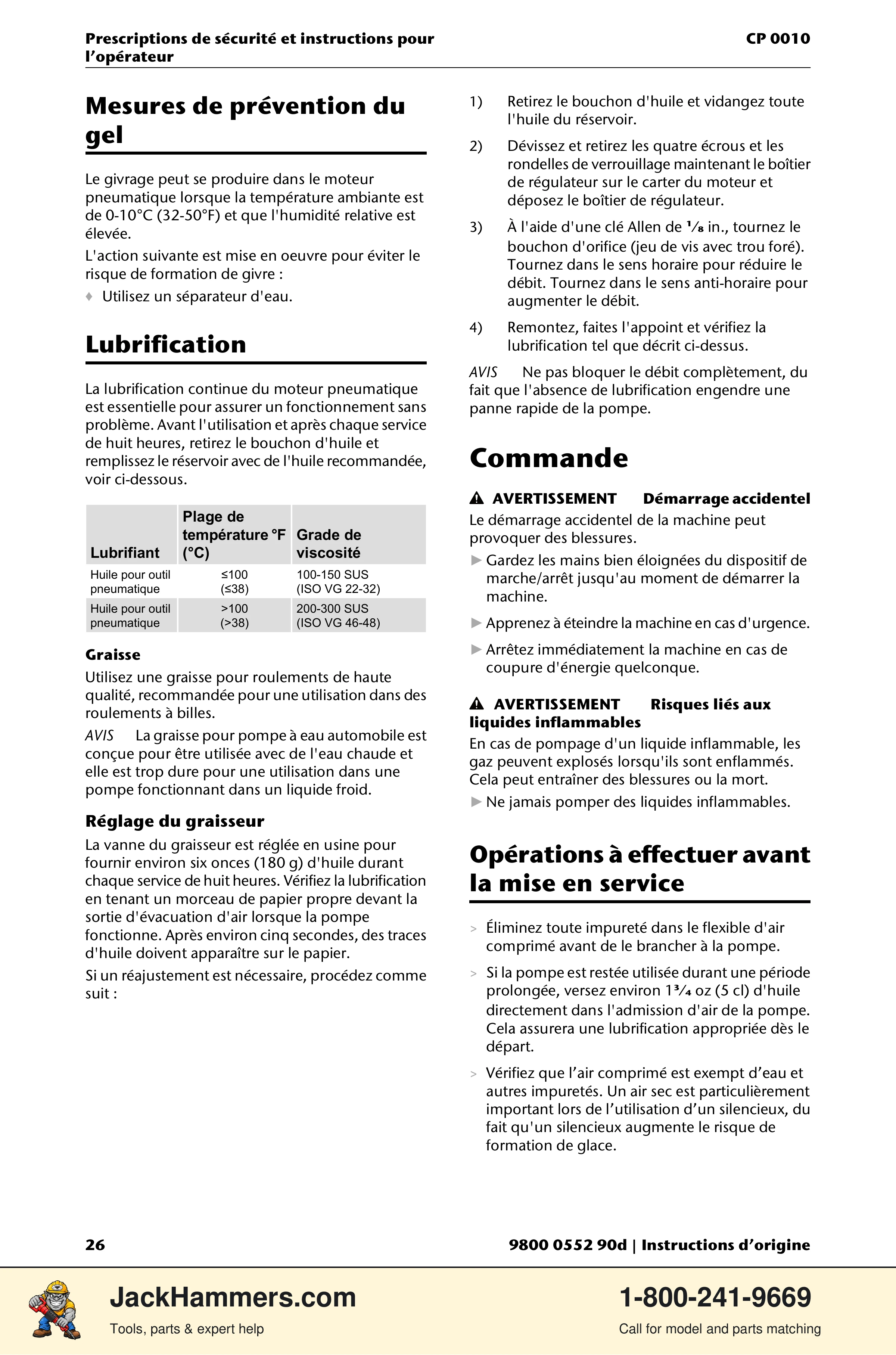 Chicago Pneumatic CP 0010 PDF page 26 of 112