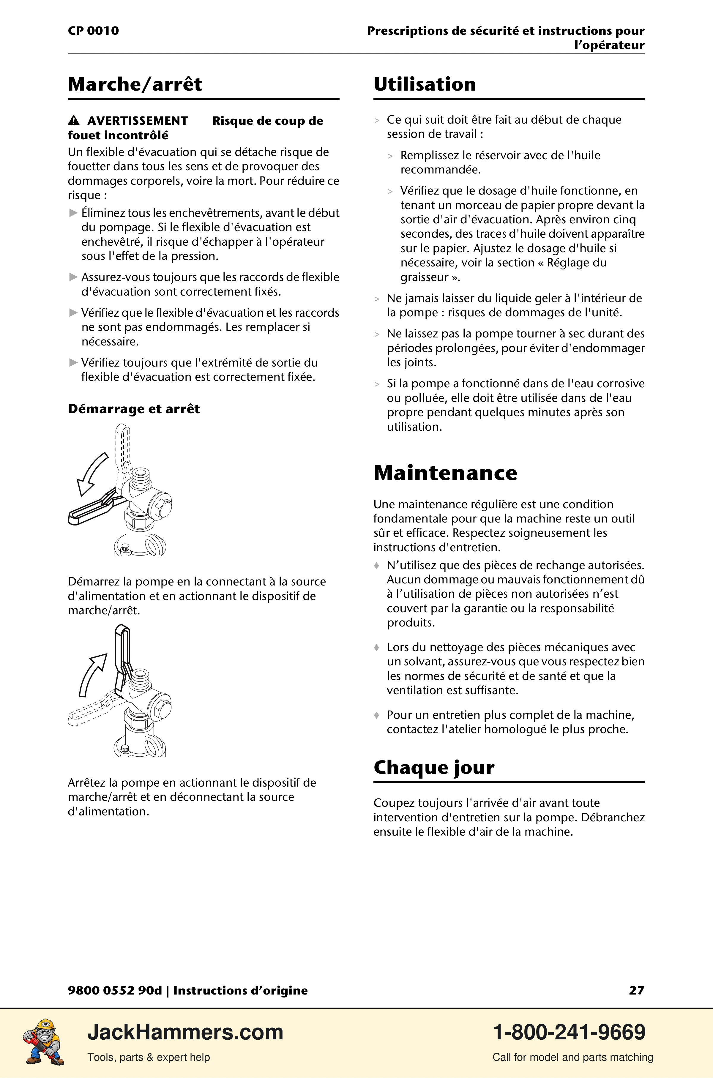 Chicago Pneumatic CP 0010 PDF page 27 of 112