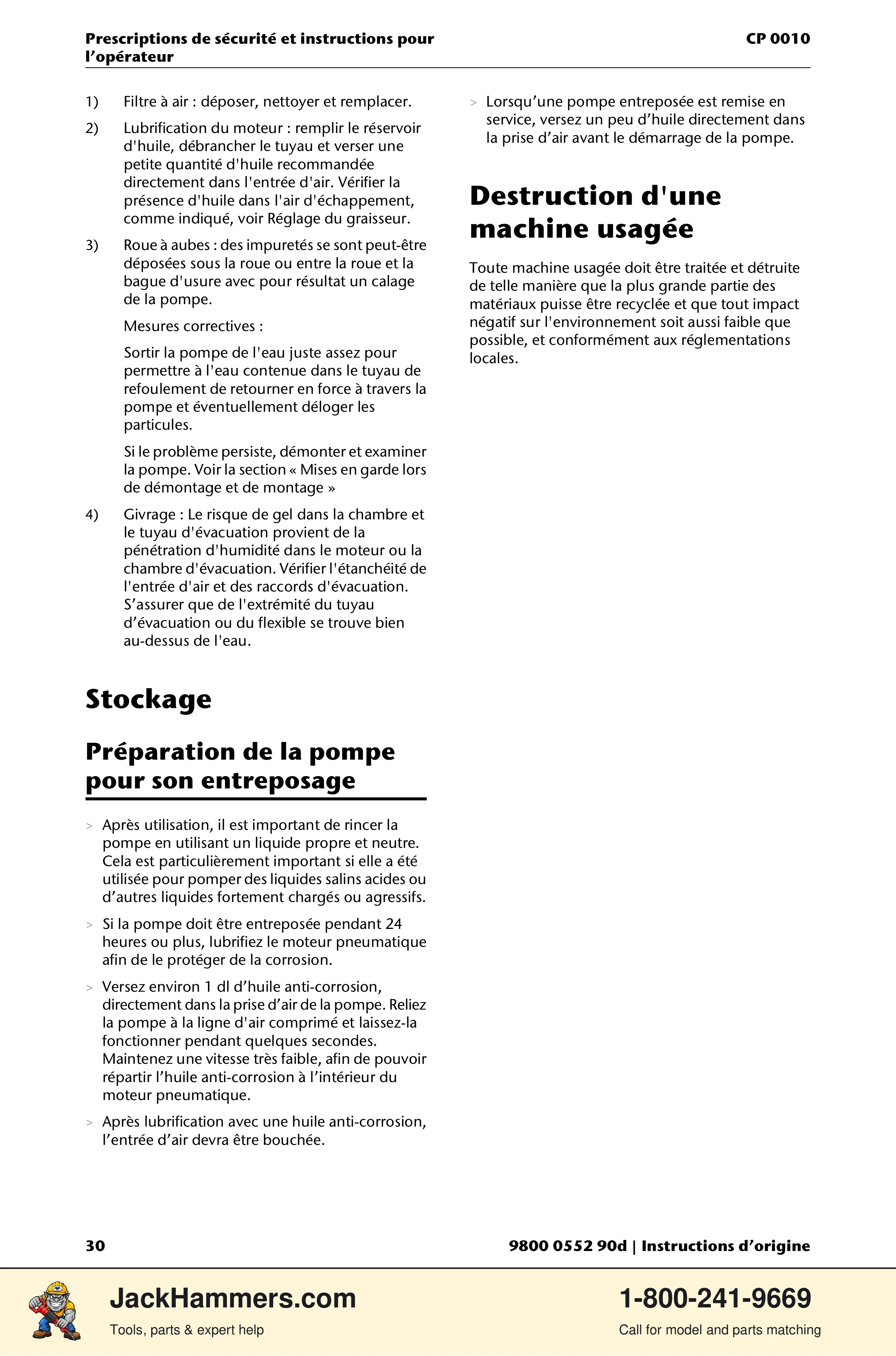 Chicago Pneumatic CP 0010 PDF page 30 of 112