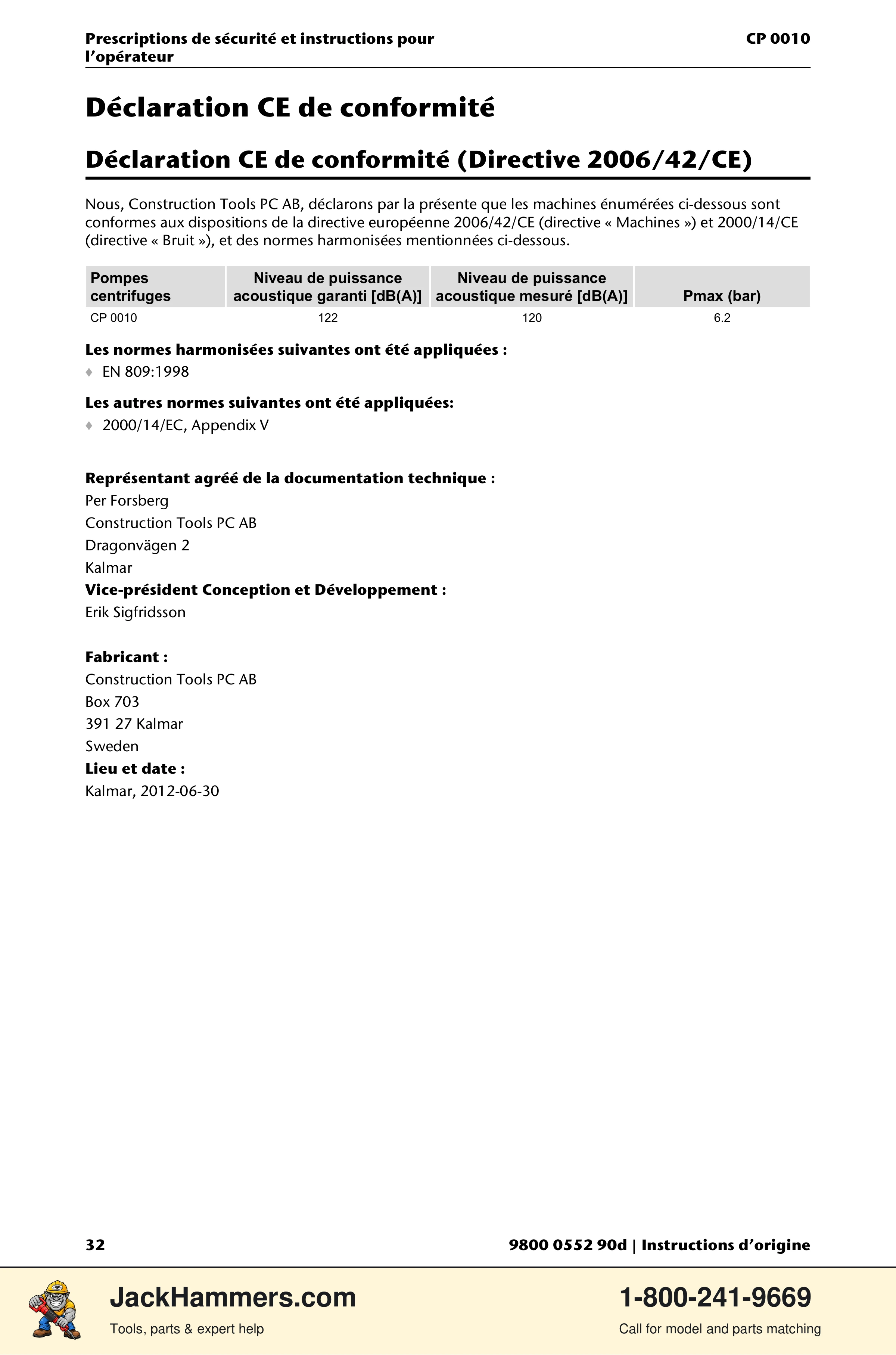 Chicago Pneumatic CP 0010 PDF page 32 of 112