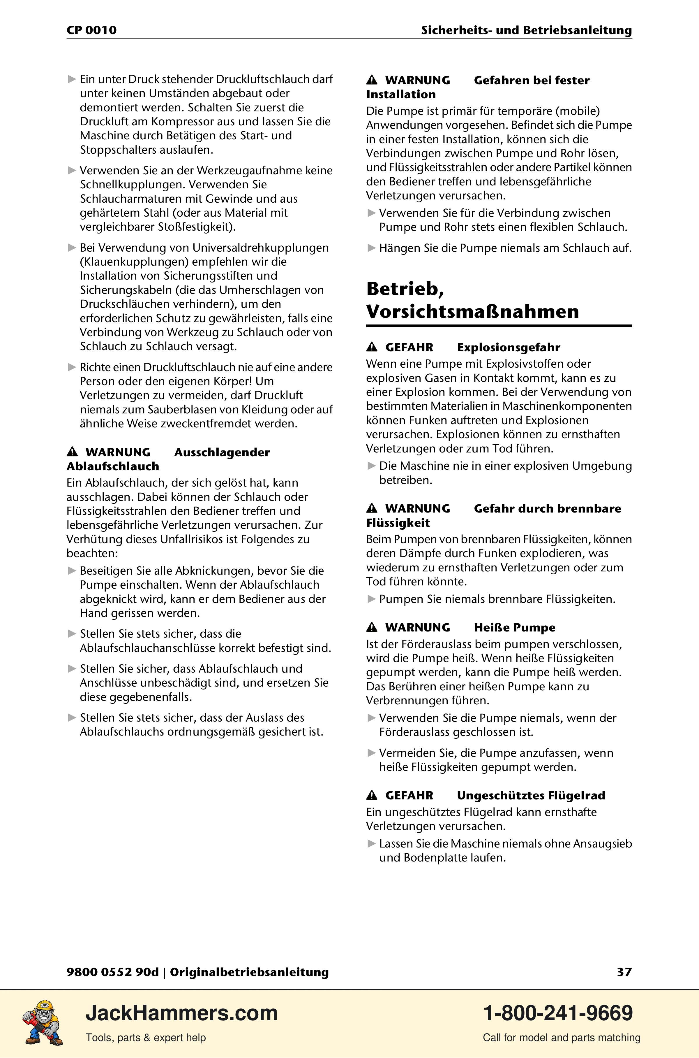 Chicago Pneumatic CP 0010 PDF page 37 of 112