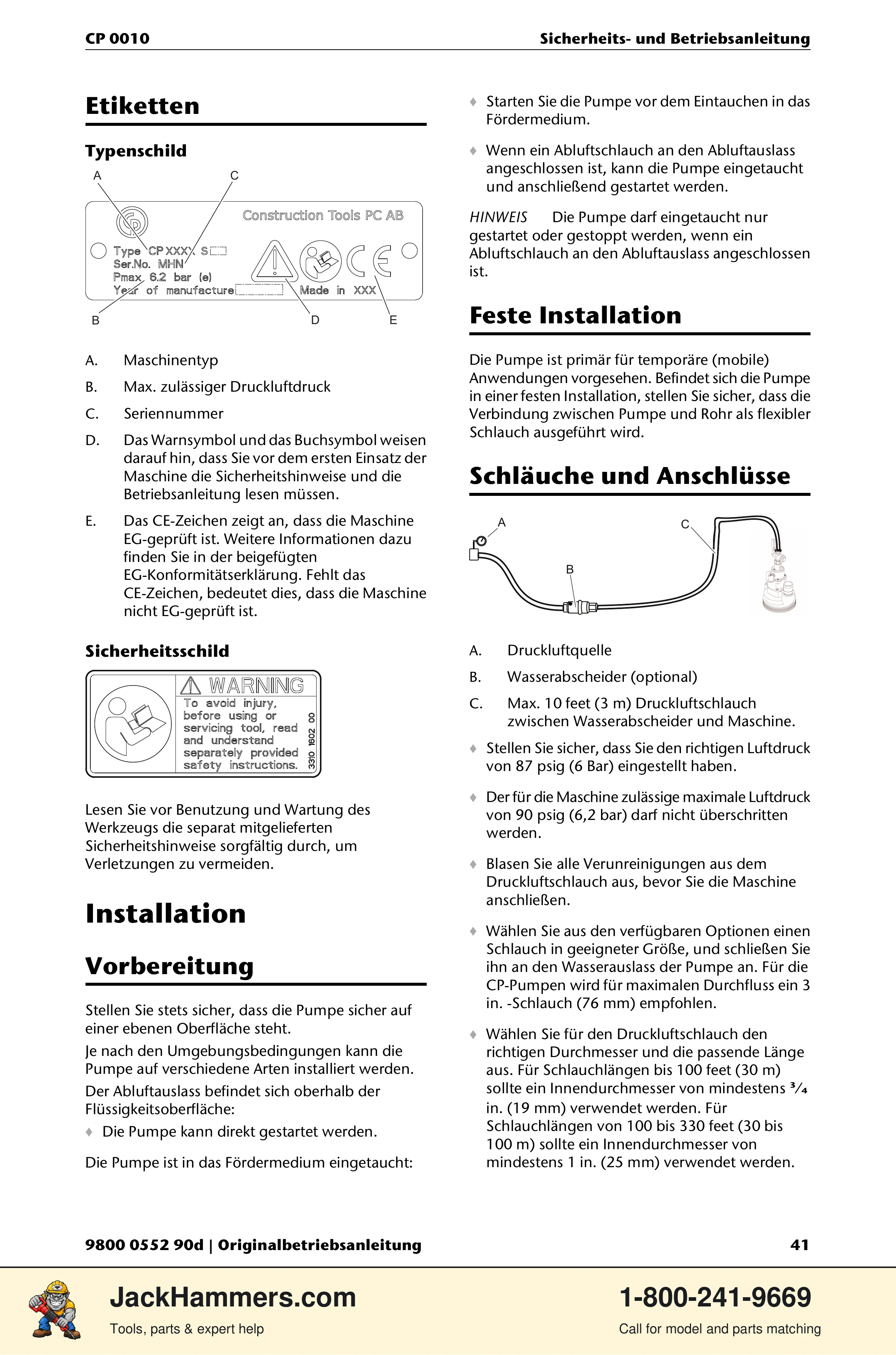 Chicago Pneumatic CP 0010 PDF page 41 of 112