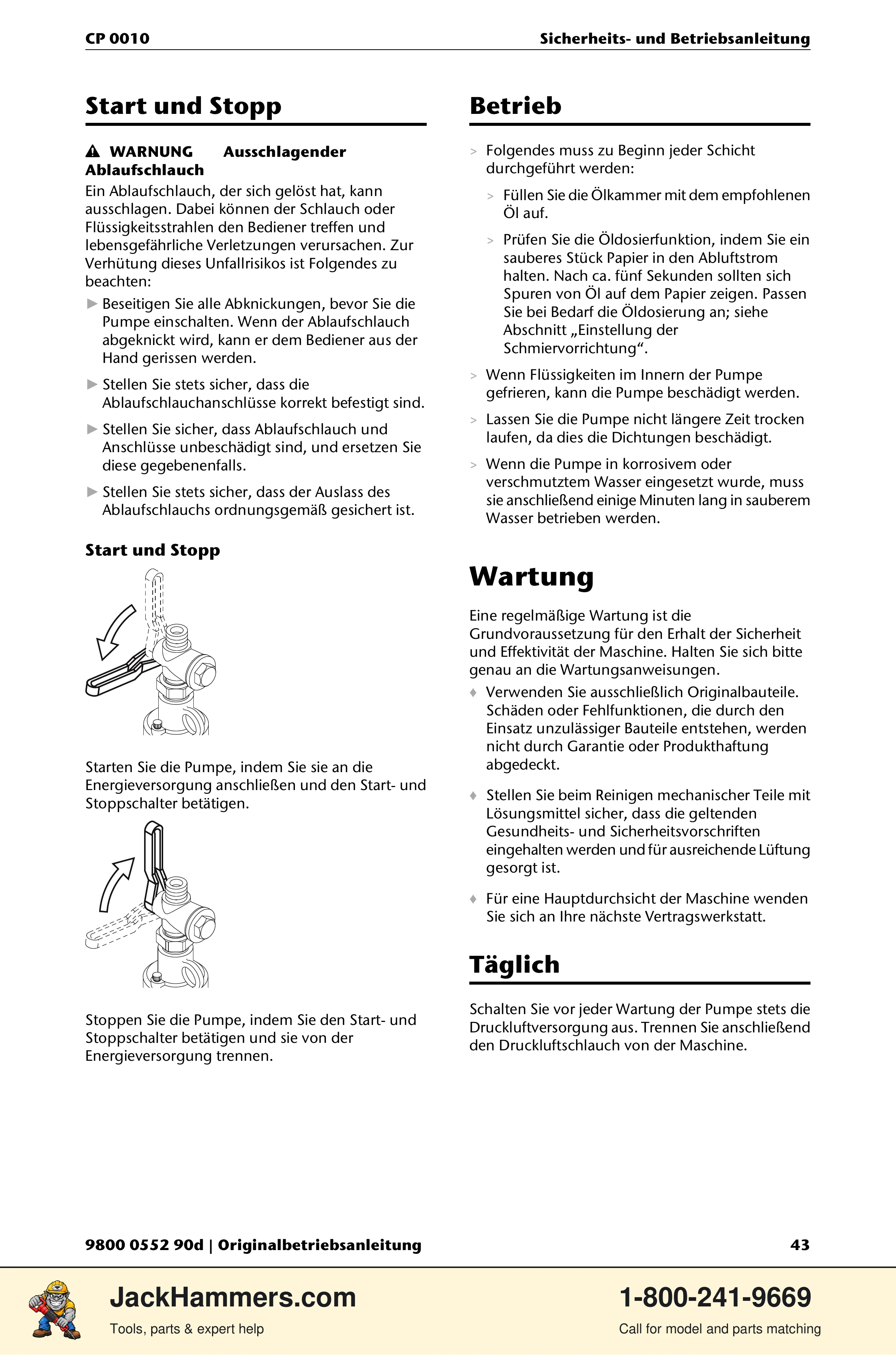 Chicago Pneumatic CP 0010 PDF page 43 of 112