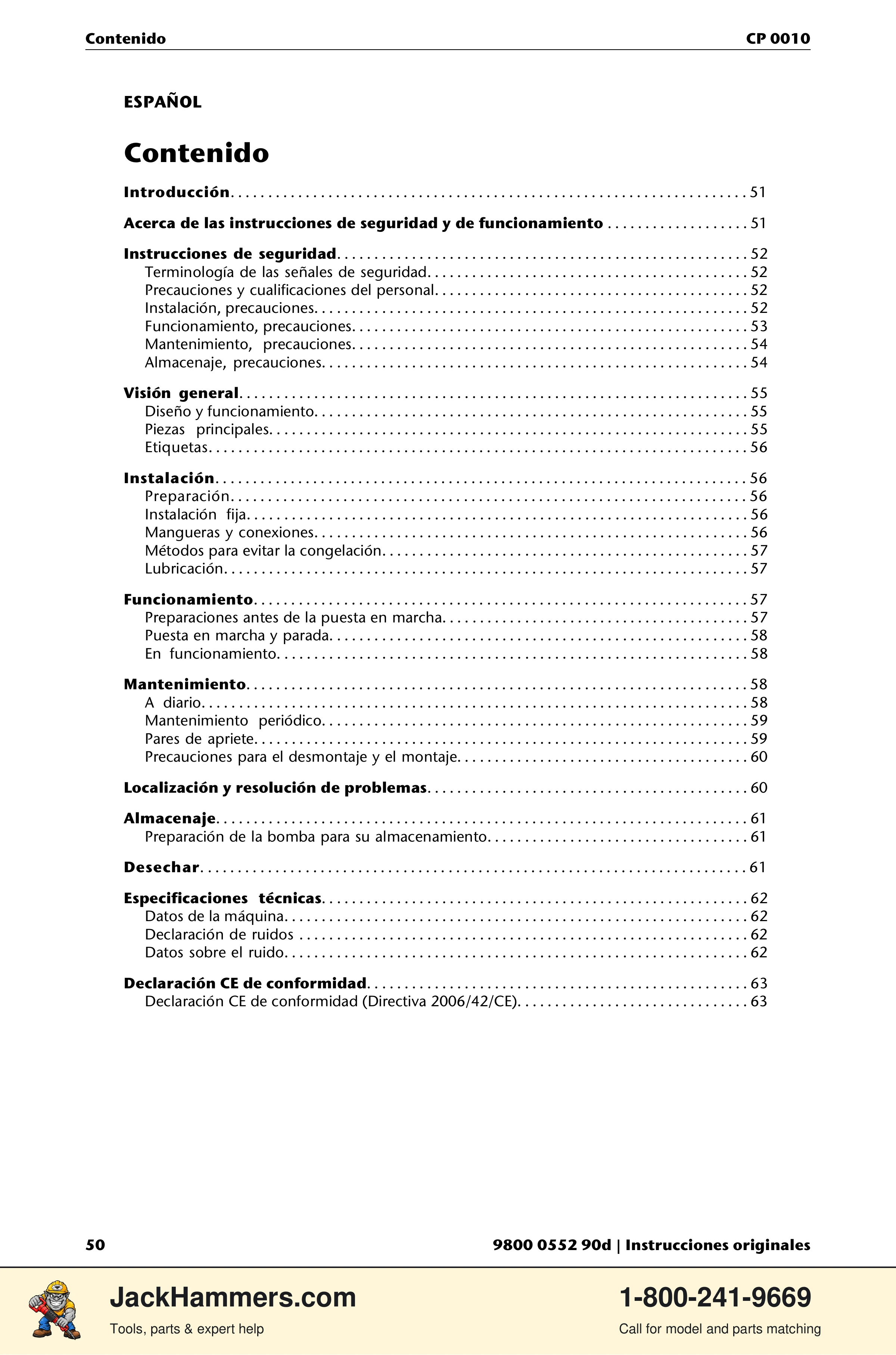 Chicago Pneumatic CP 0010 PDF page 50 of 112