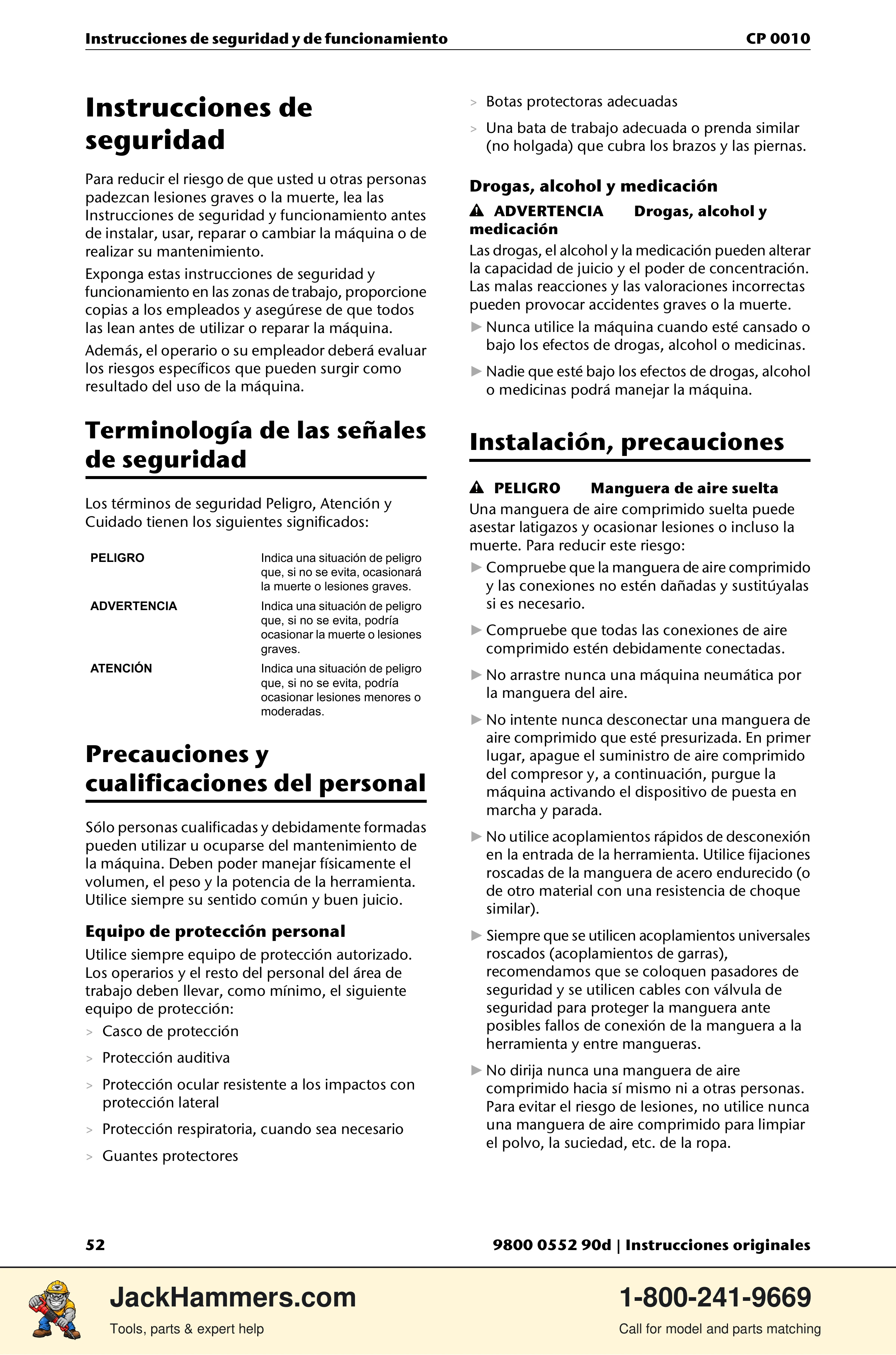 Chicago Pneumatic CP 0010 PDF page 52 of 112
