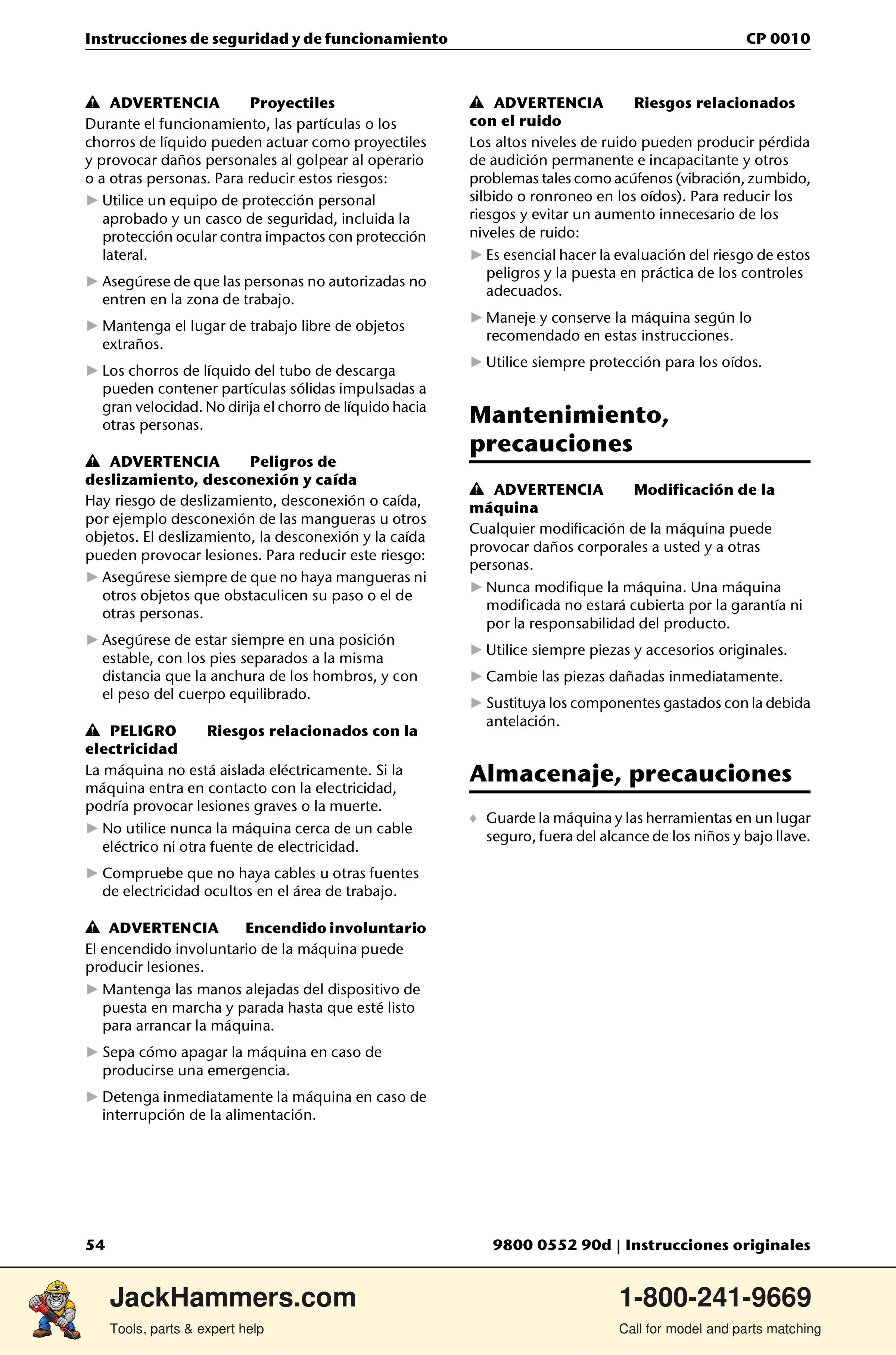 Chicago Pneumatic CP 0010 PDF page 54 of 112
