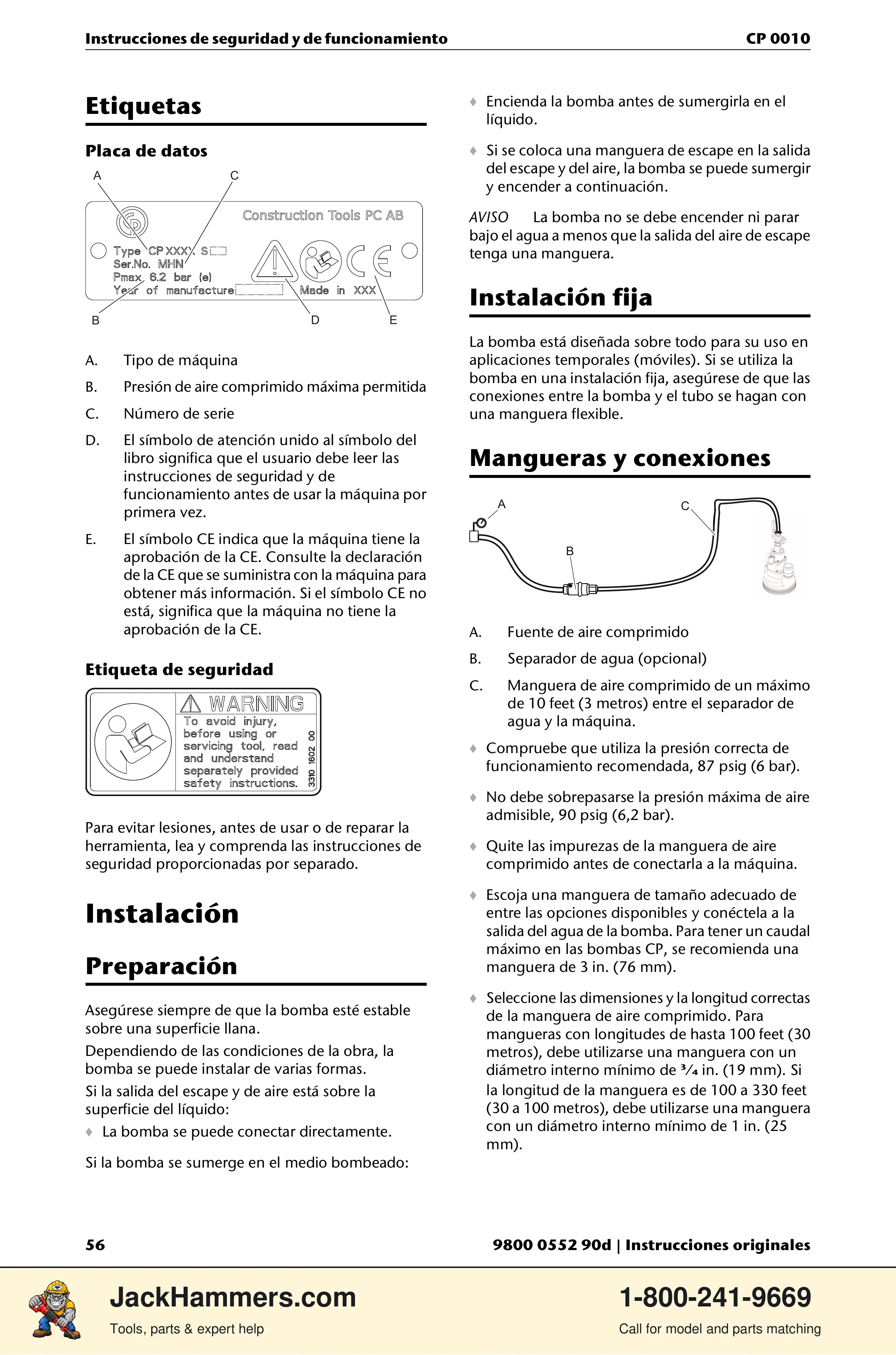 Chicago Pneumatic CP 0010 PDF page 56 of 112