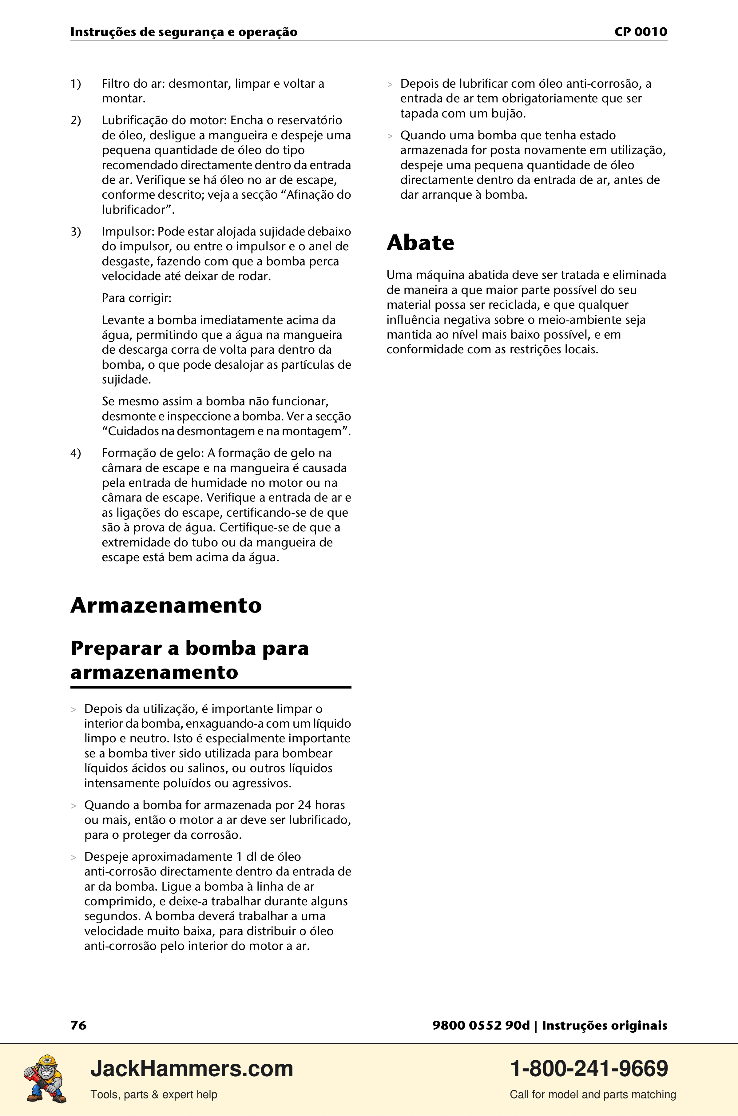 Chicago Pneumatic CP 0010 PDF page 76 of 112
