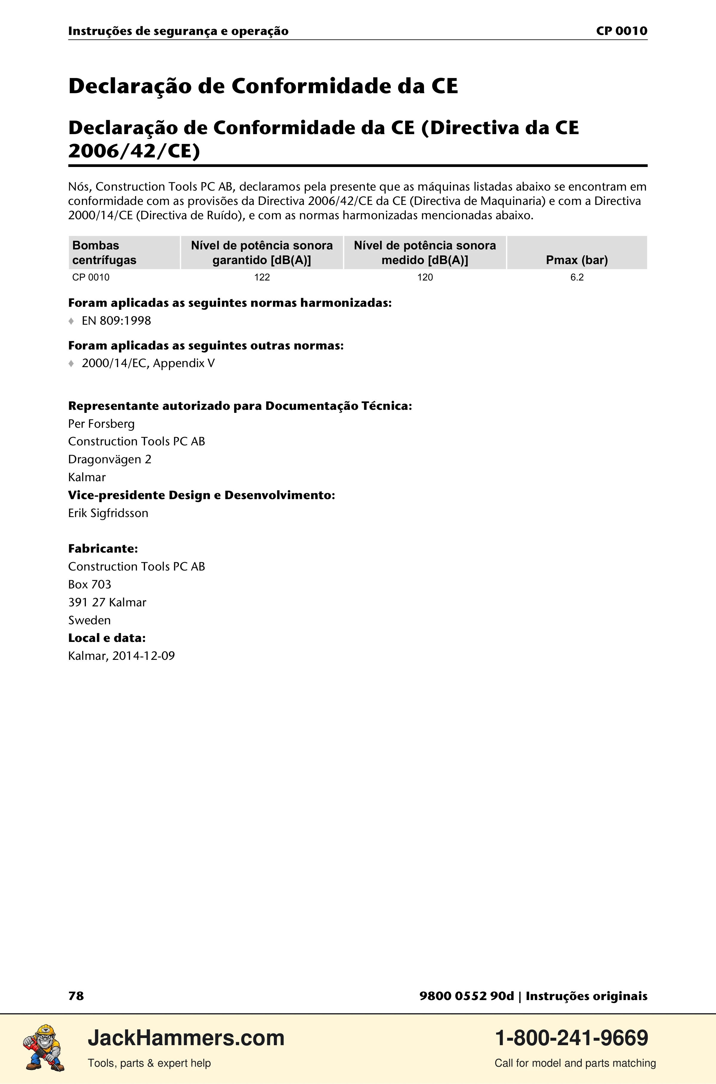 Chicago Pneumatic CP 0010 PDF page 78 of 112