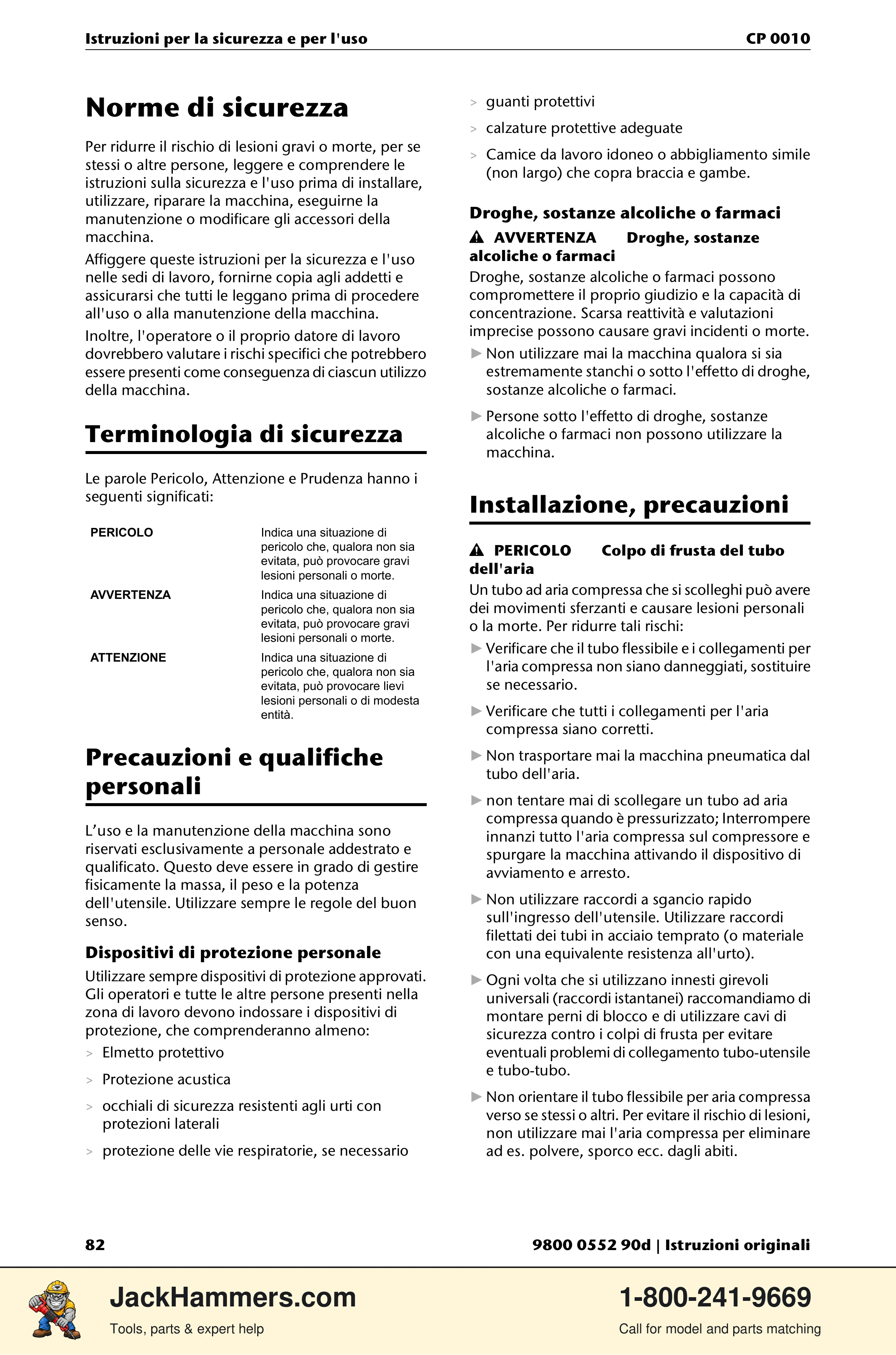 Chicago Pneumatic CP 0010 PDF page 82 of 112