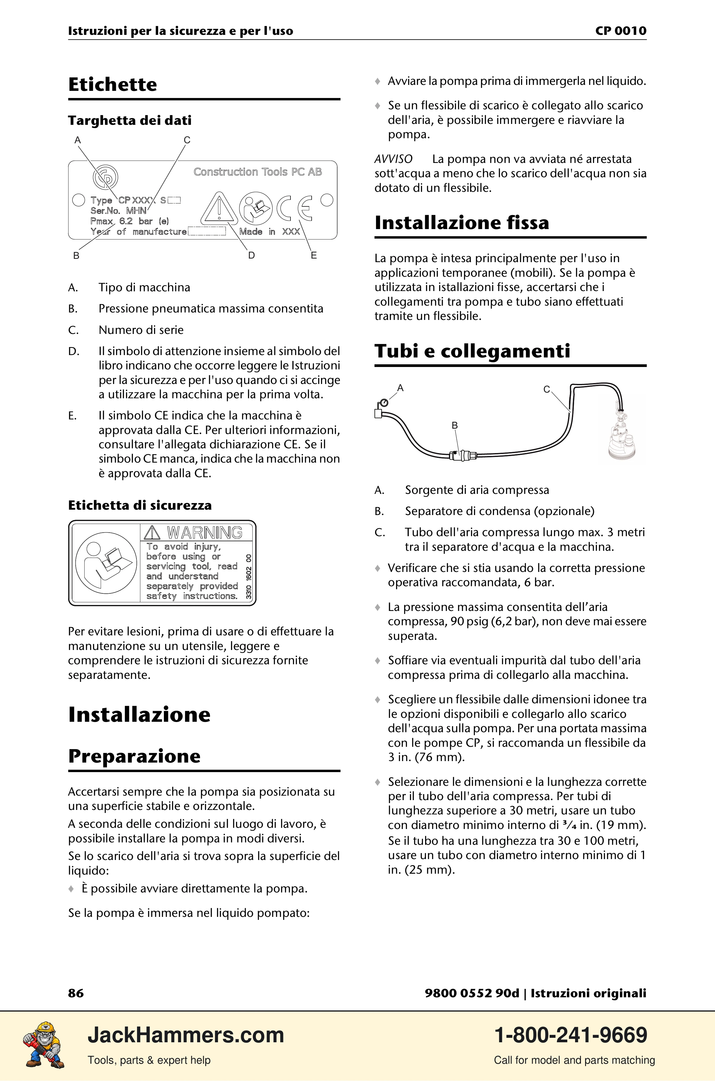 Chicago Pneumatic CP 0010 PDF page 86 of 112