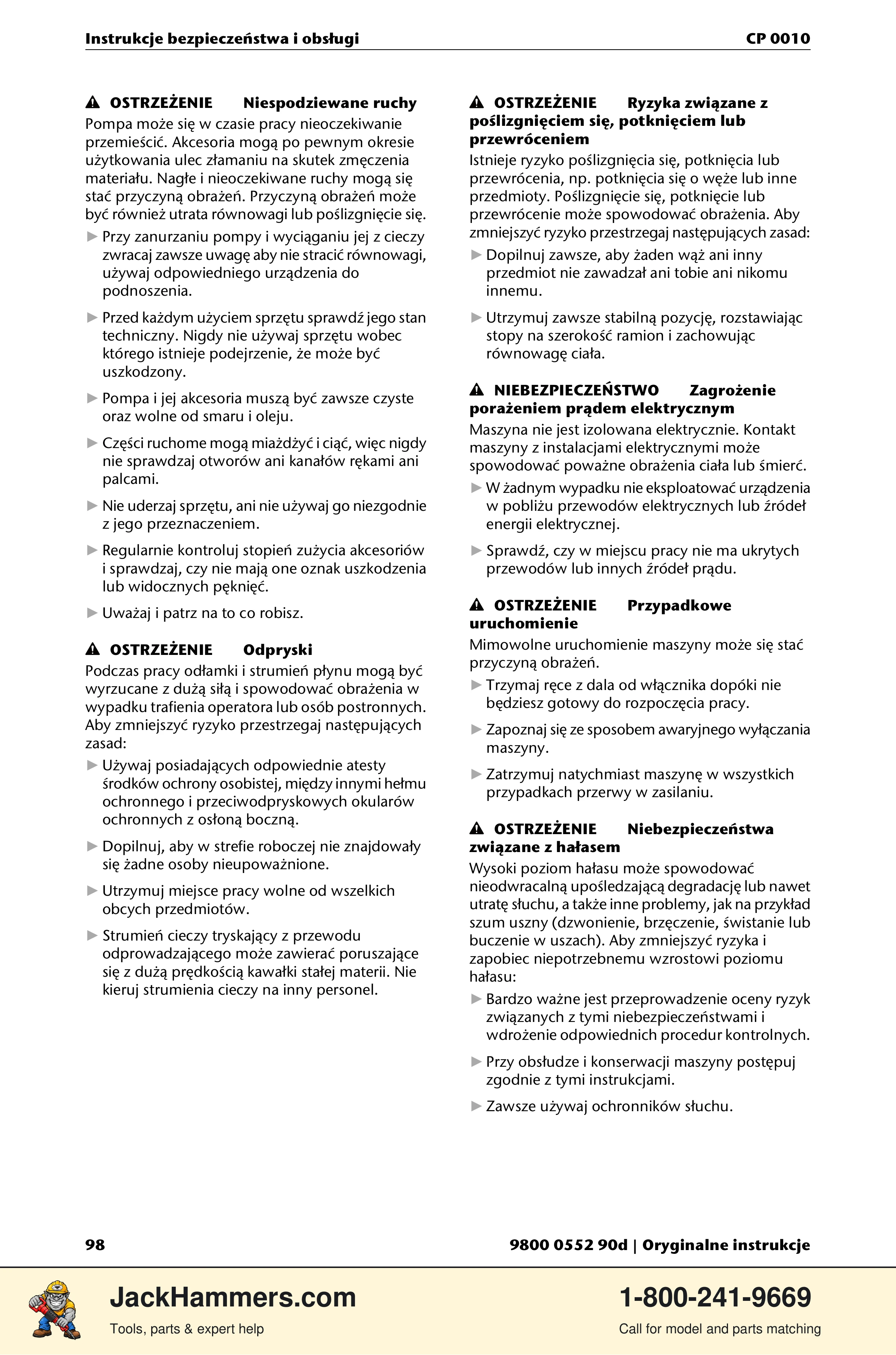 Chicago Pneumatic CP 0010 PDF page 98 of 112