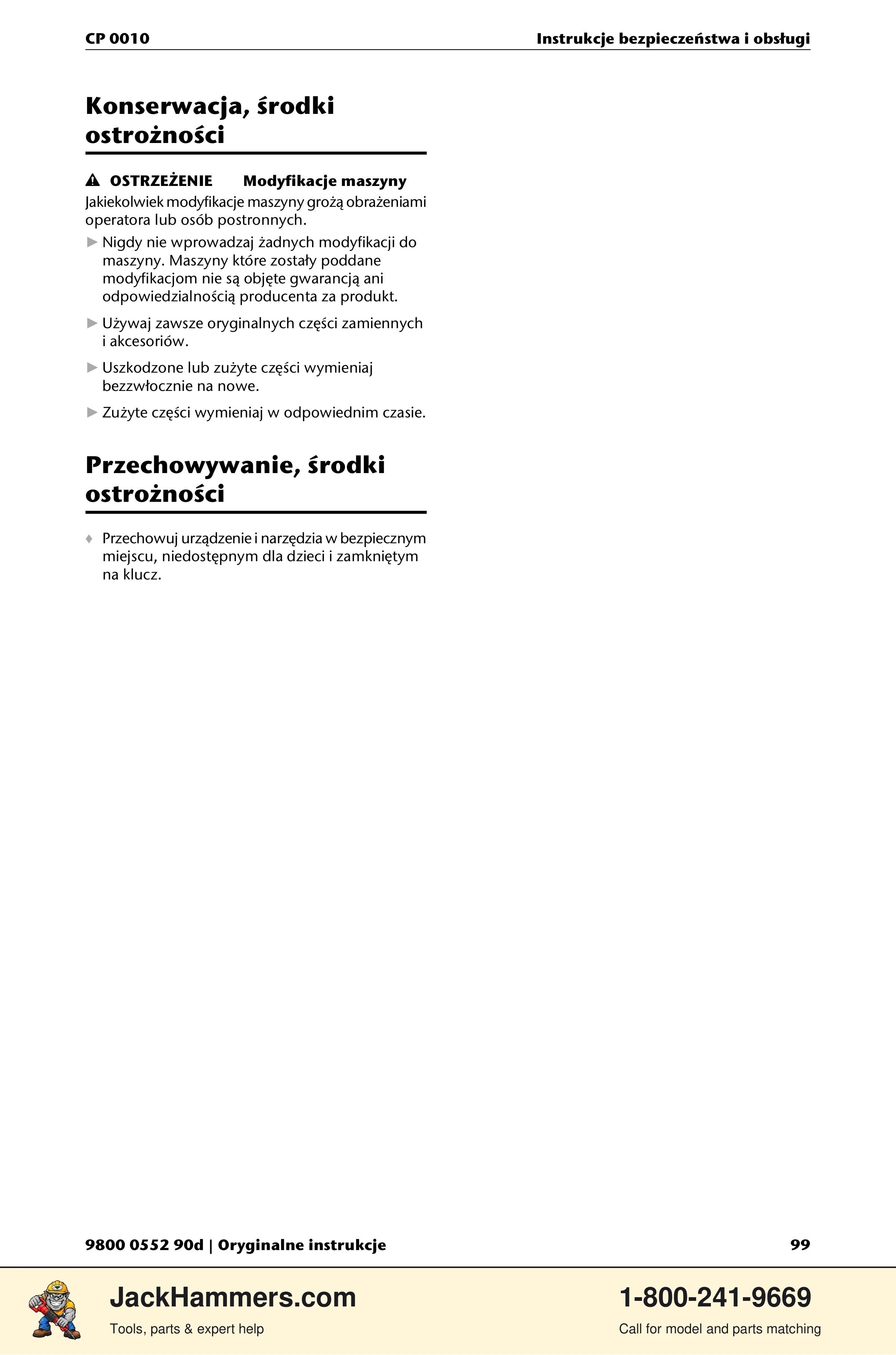 Chicago Pneumatic CP 0010 PDF page 99 of 112
