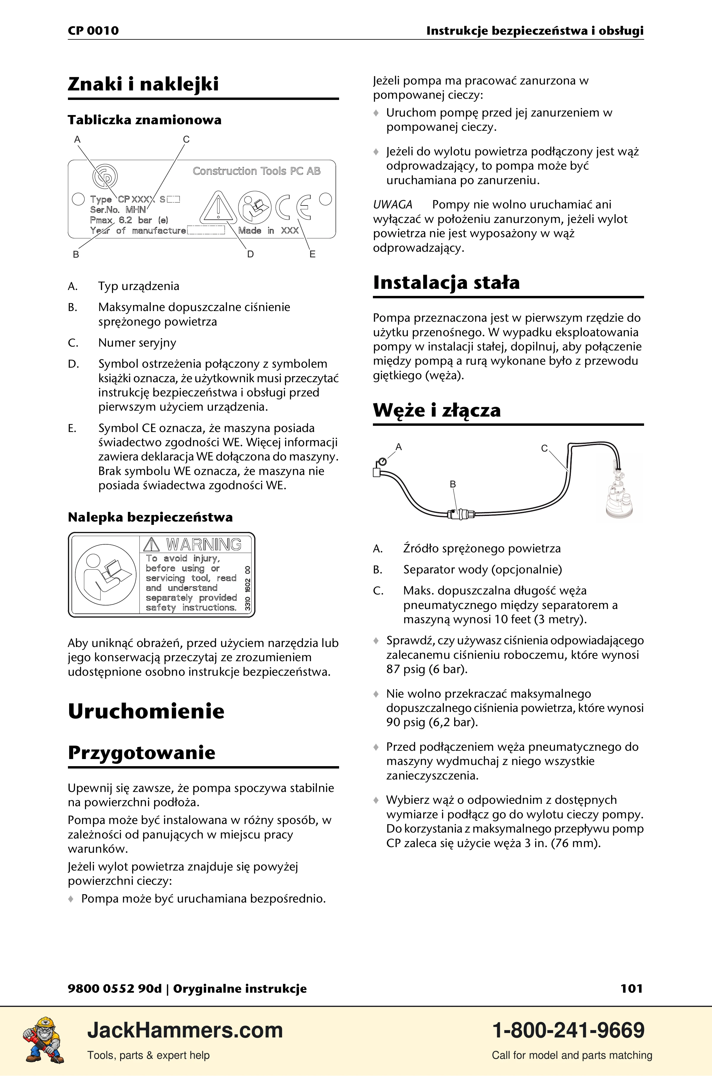 Chicago Pneumatic CP 0010 PDF page 101 of 112