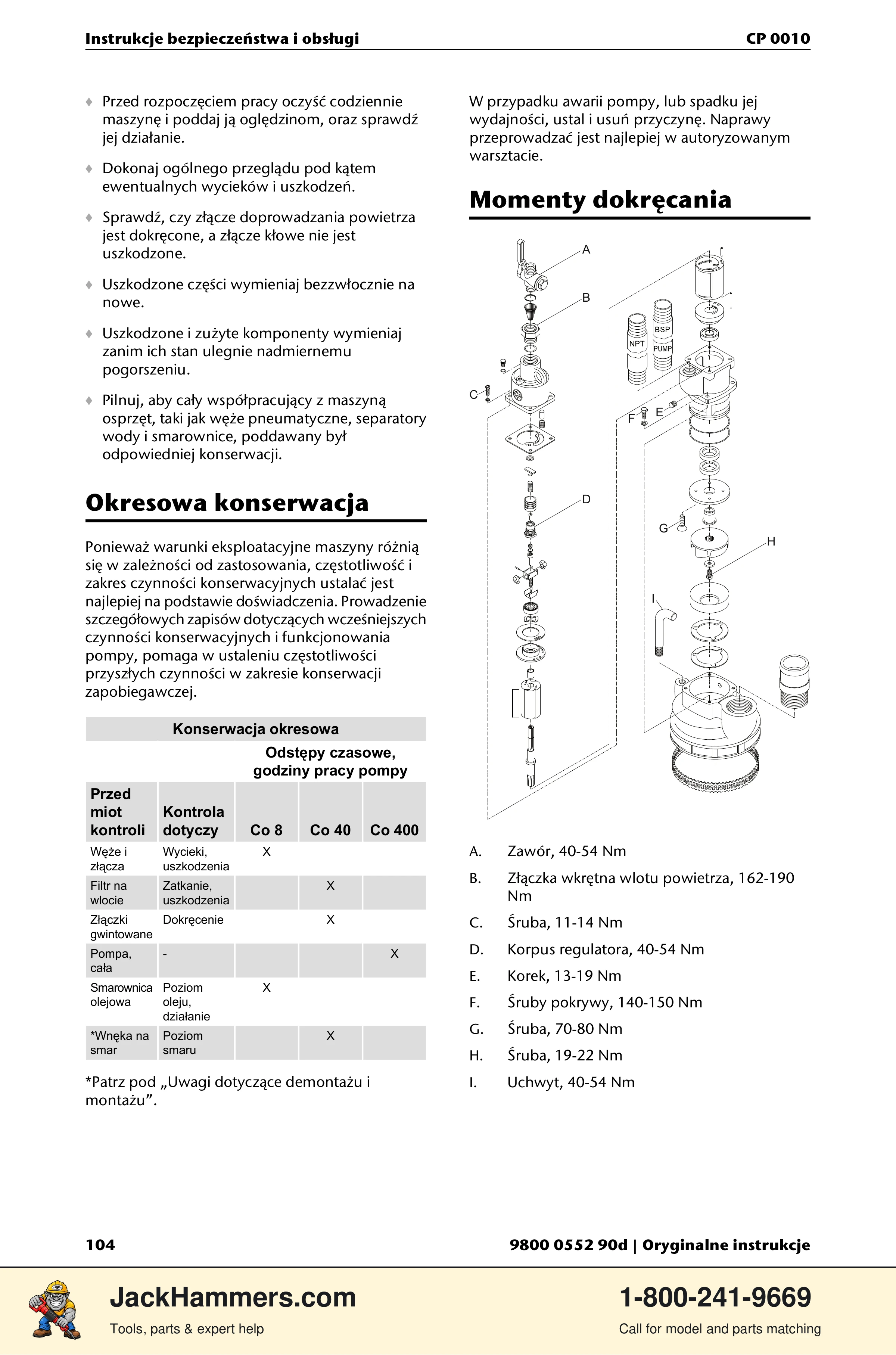 Chicago Pneumatic CP 0010 PDF page 104 of 112