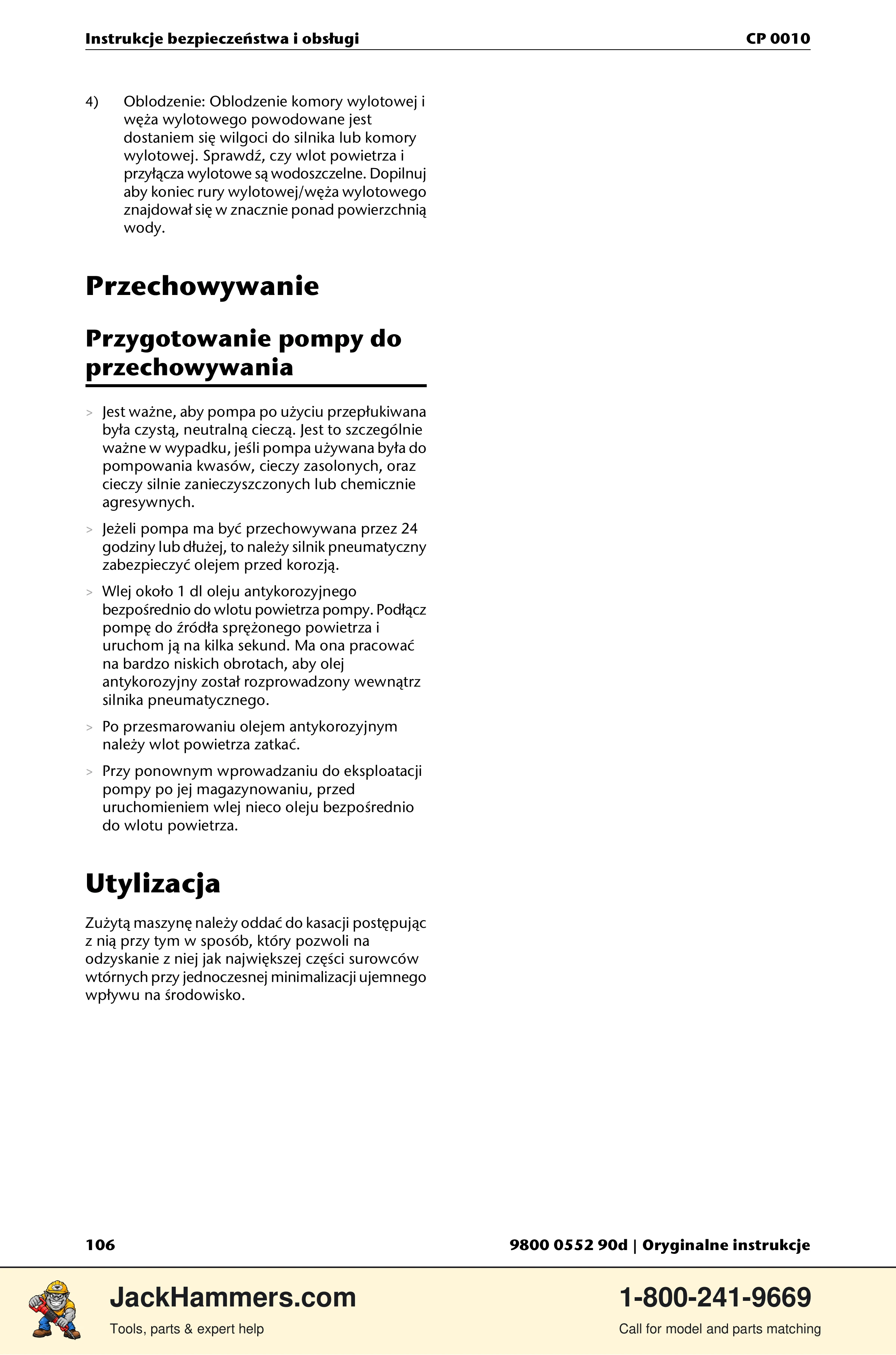 Chicago Pneumatic CP 0010 PDF page 106 of 112