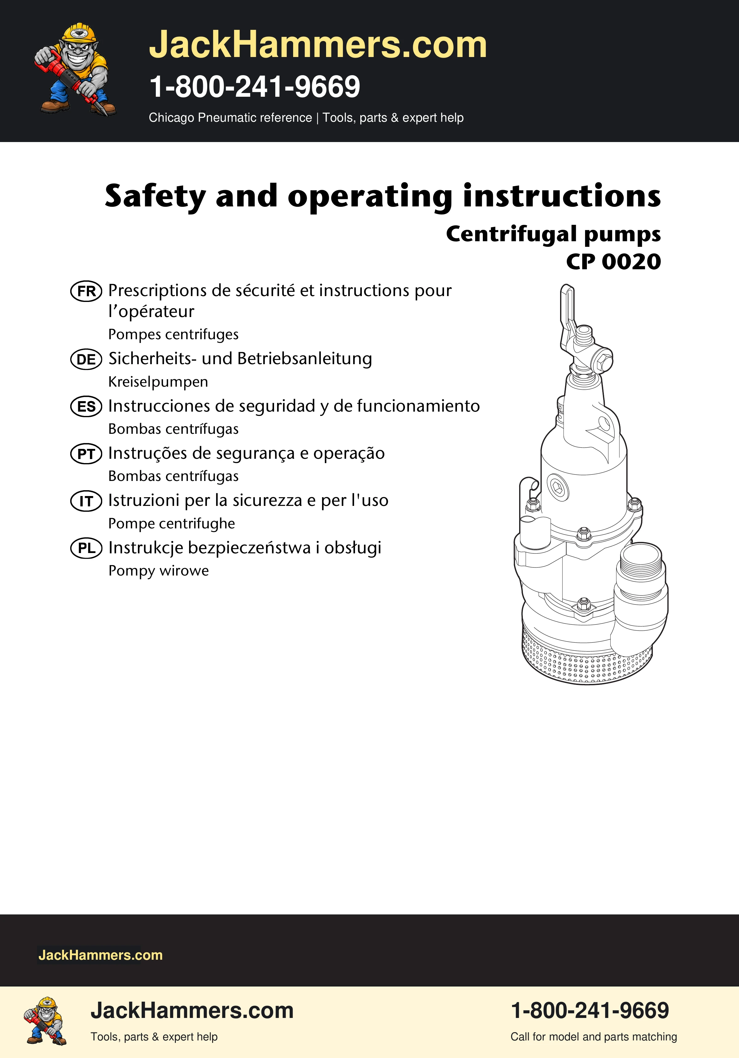 Chicago Pneumatic CP 0020 PDF page 1 of 112