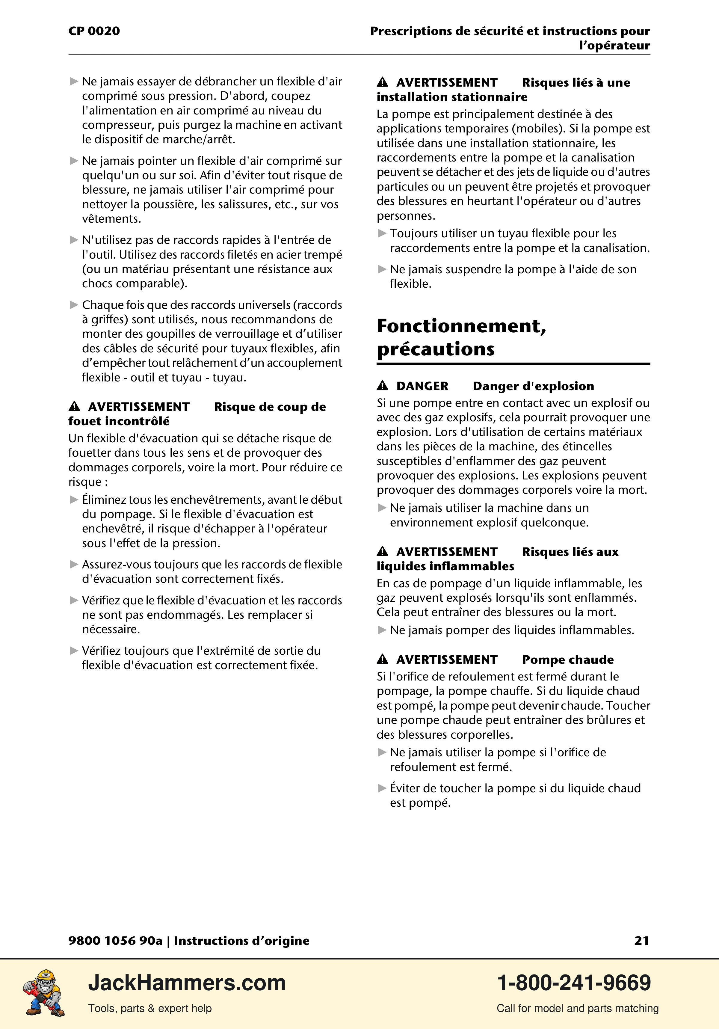 Chicago Pneumatic CP 0020 PDF page 21 of 112