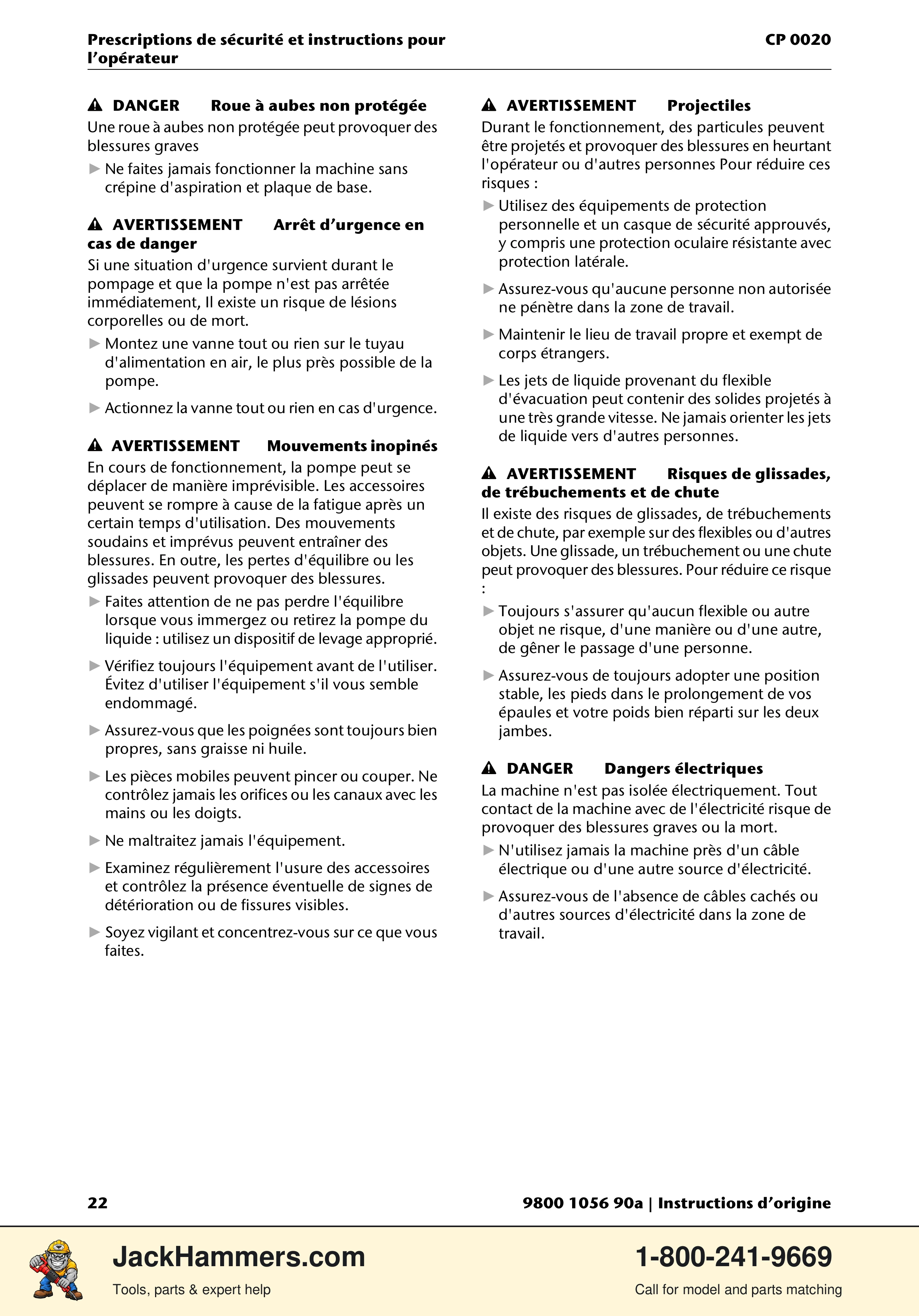 Chicago Pneumatic CP 0020 PDF page 22 of 112