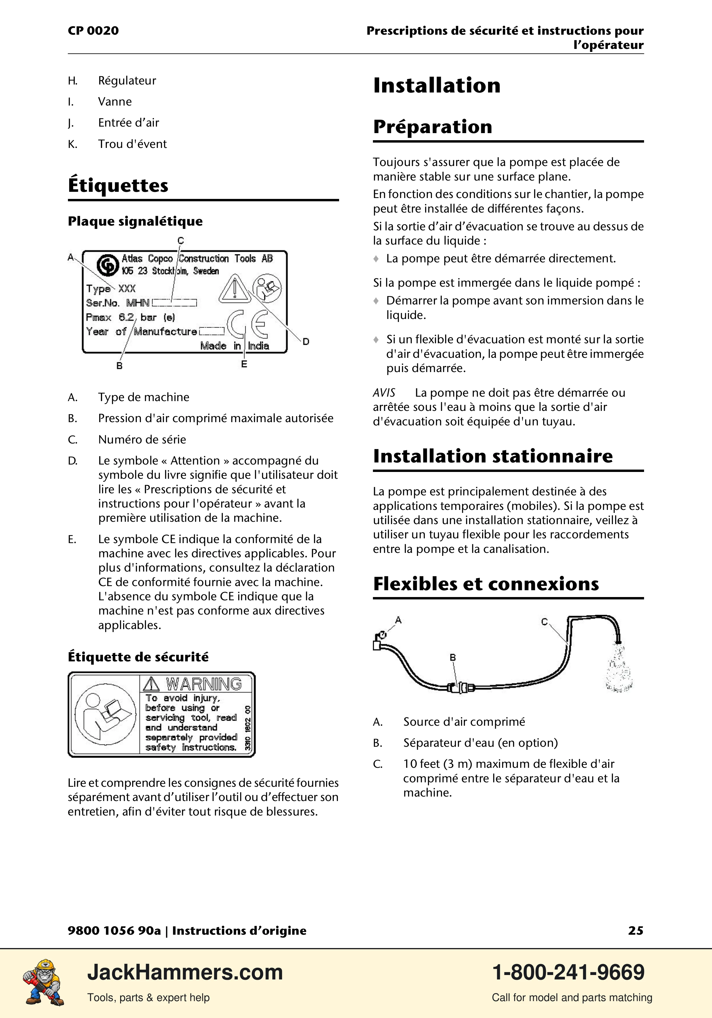 Chicago Pneumatic CP 0020 PDF page 25 of 112
