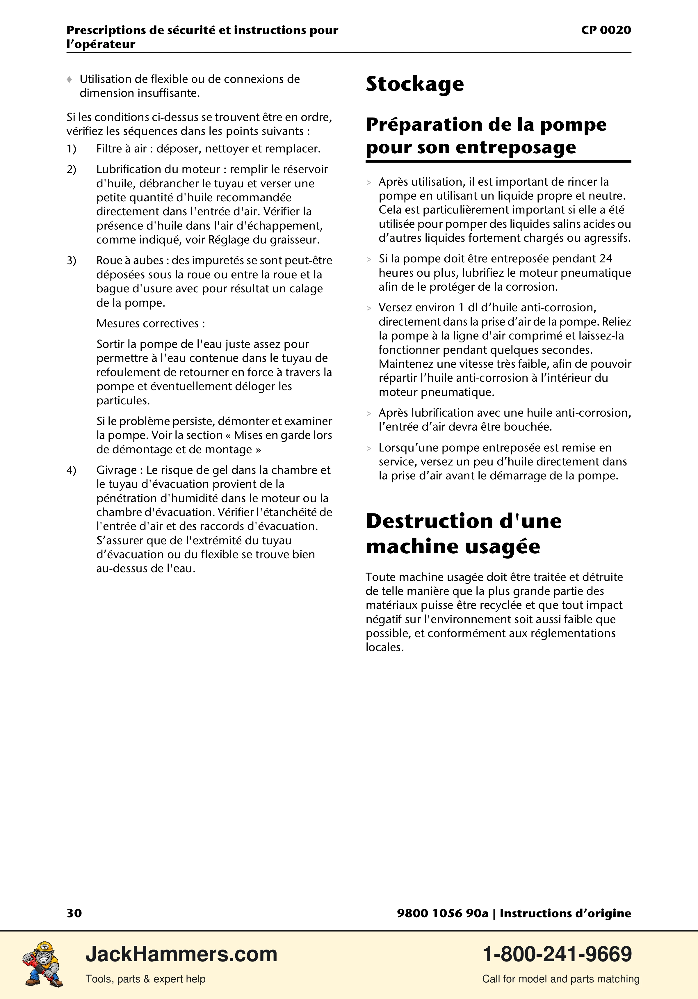 Chicago Pneumatic CP 0020 PDF page 30 of 112
