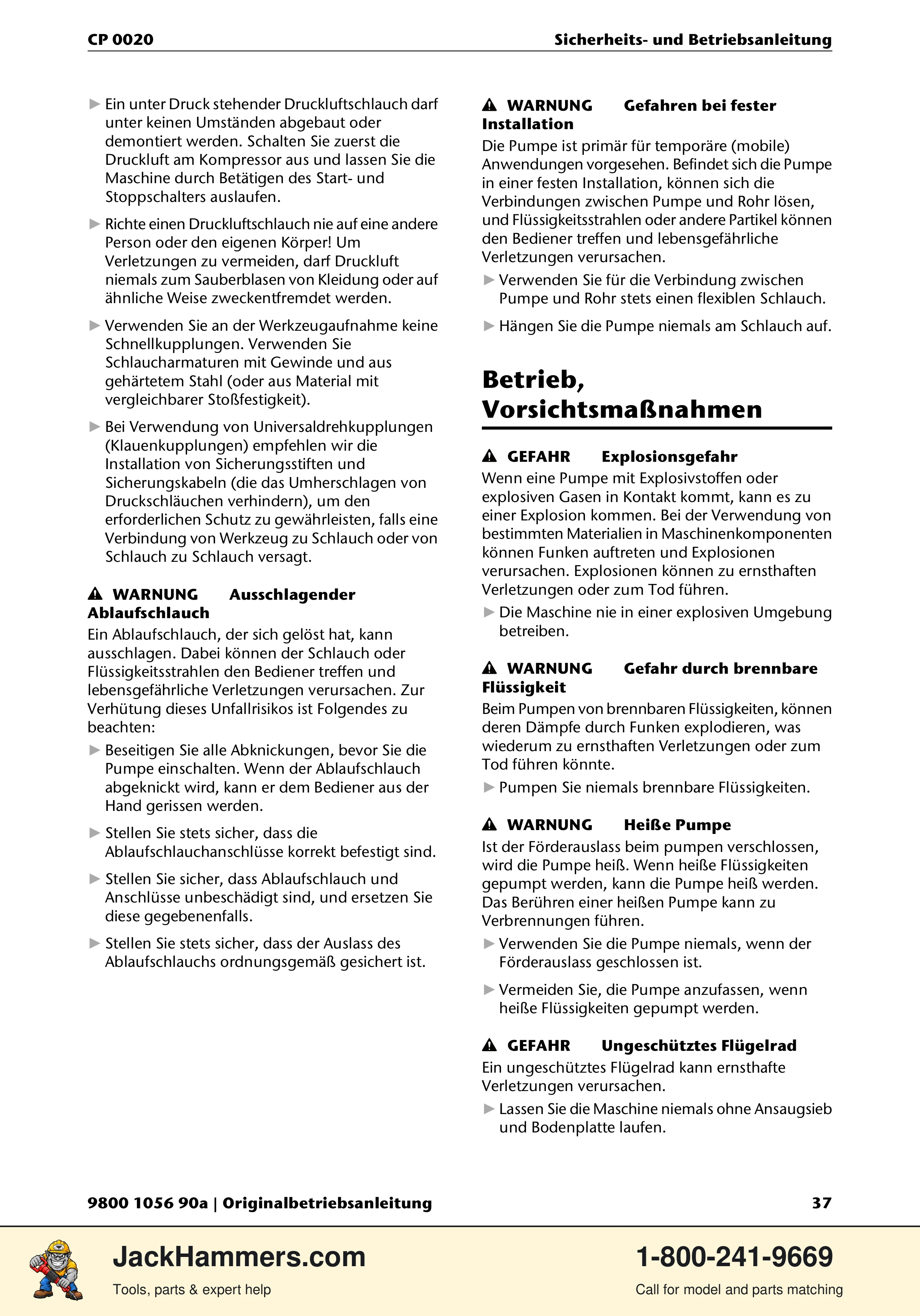 Chicago Pneumatic CP 0020 PDF page 37 of 112