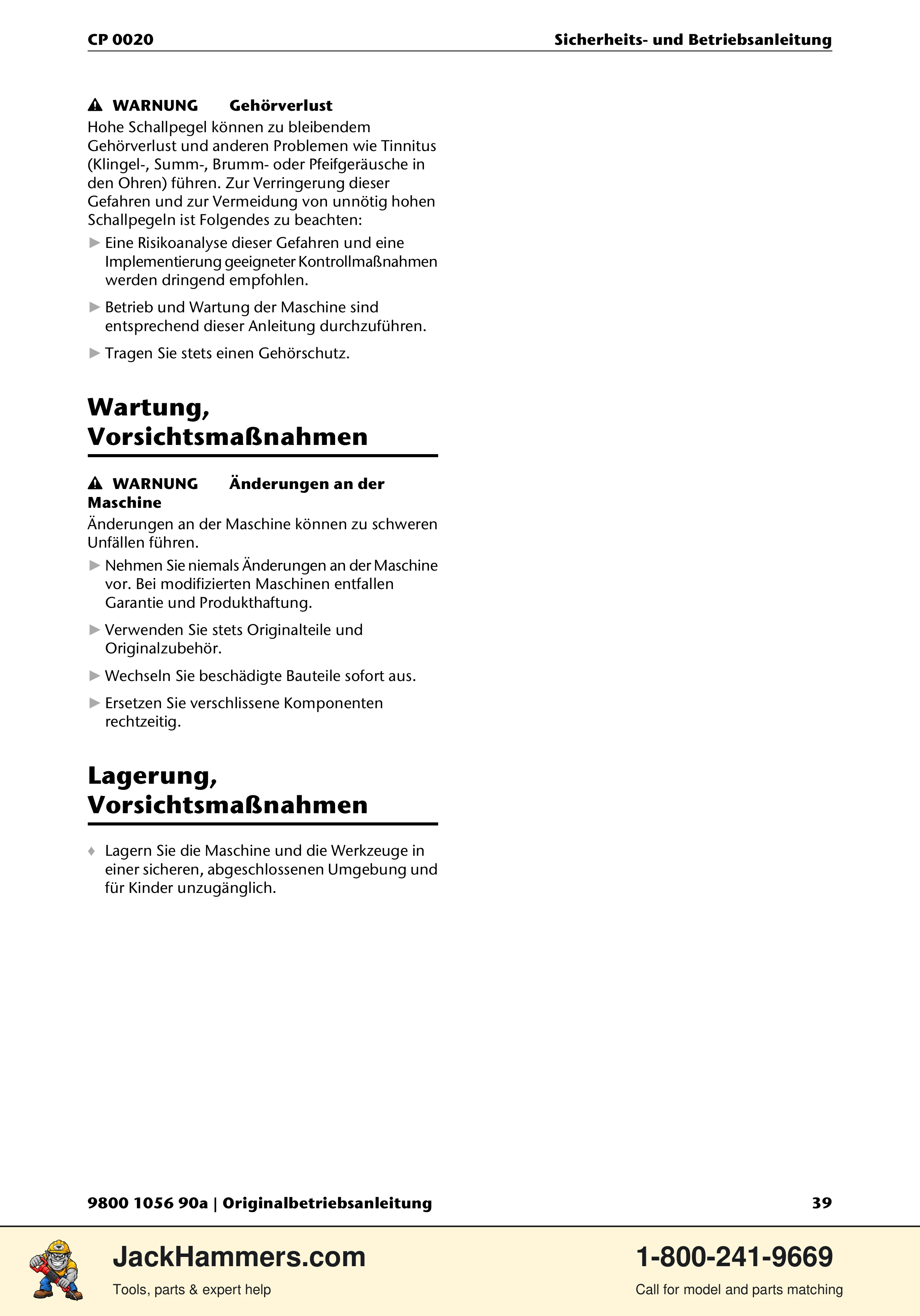 Chicago Pneumatic CP 0020 PDF page 39 of 112