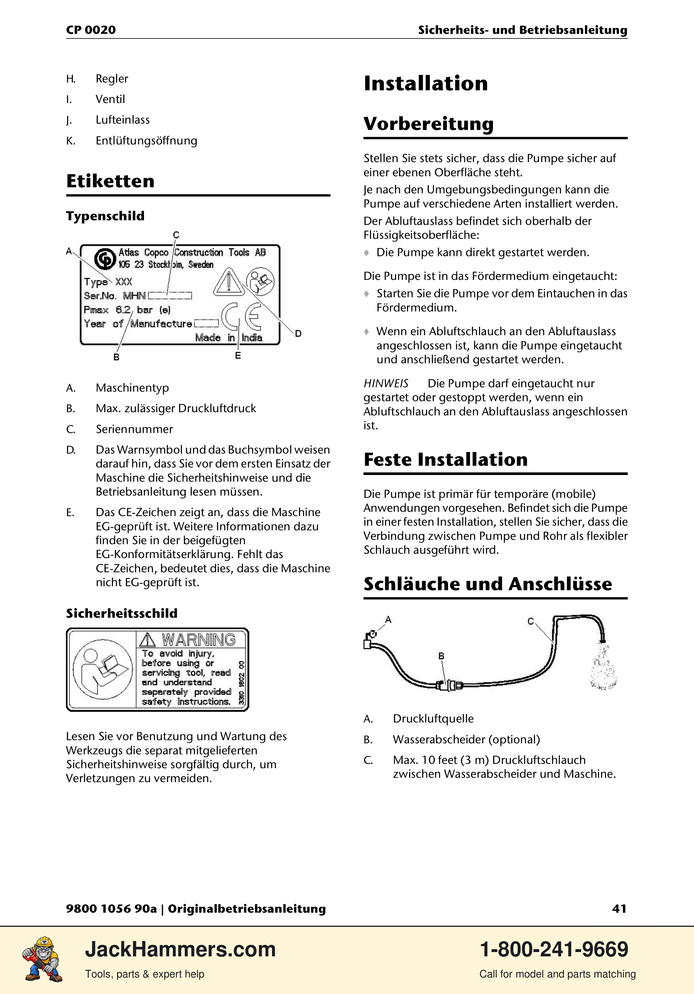 Chicago Pneumatic CP 0020 PDF page 41 of 112